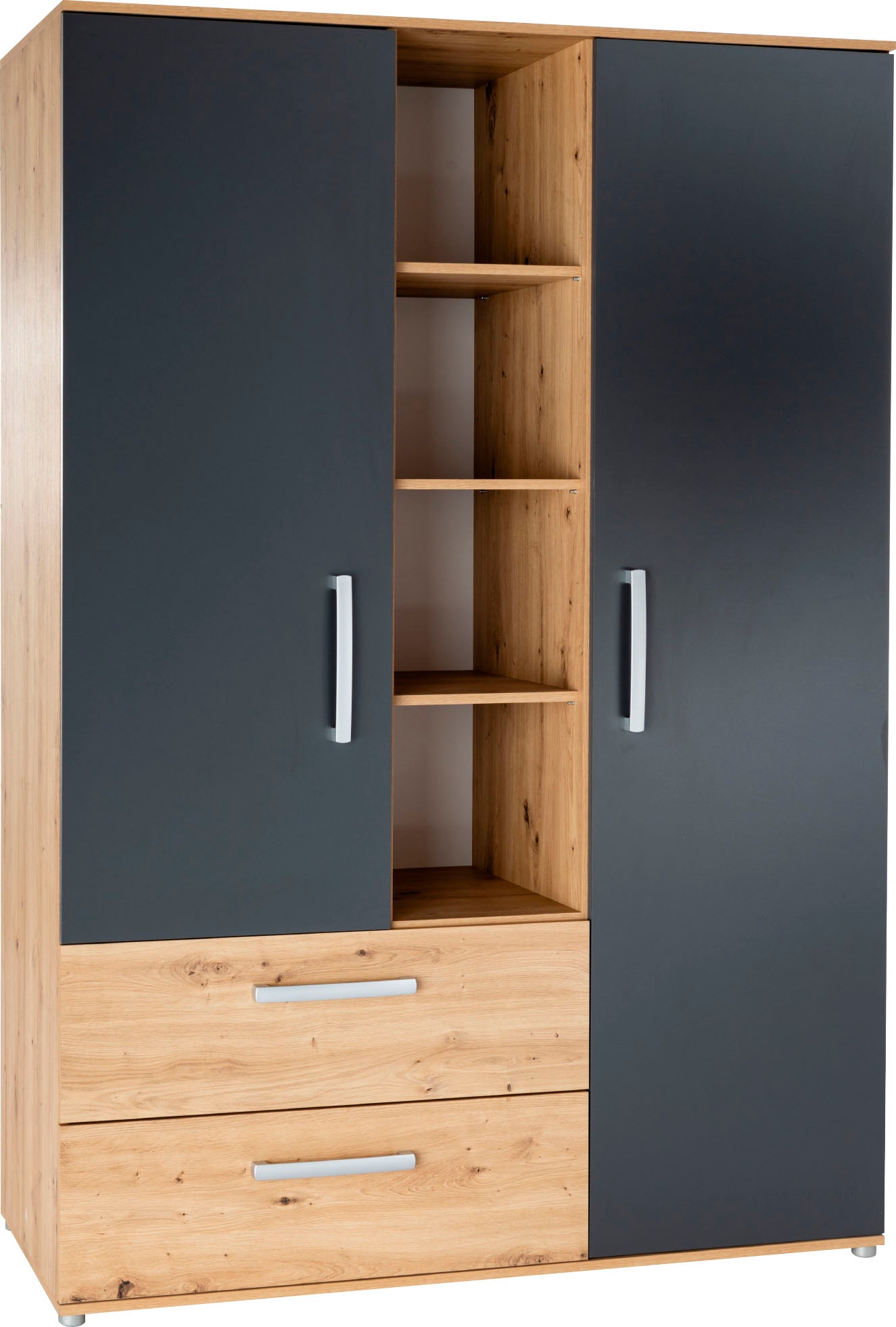 arthur berndt Jugendzimmer-Set »Alessio«, (Set, 3 tlg., Bett und Kleiderschrank), mit Melamin-Oberfläche