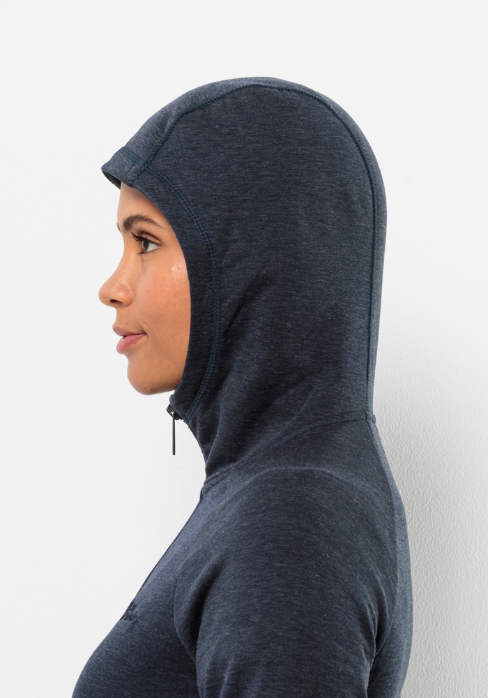 Jack Wolfskin Fleecejacke »WALDSEE HOODED JKT W«, mit Kapuze