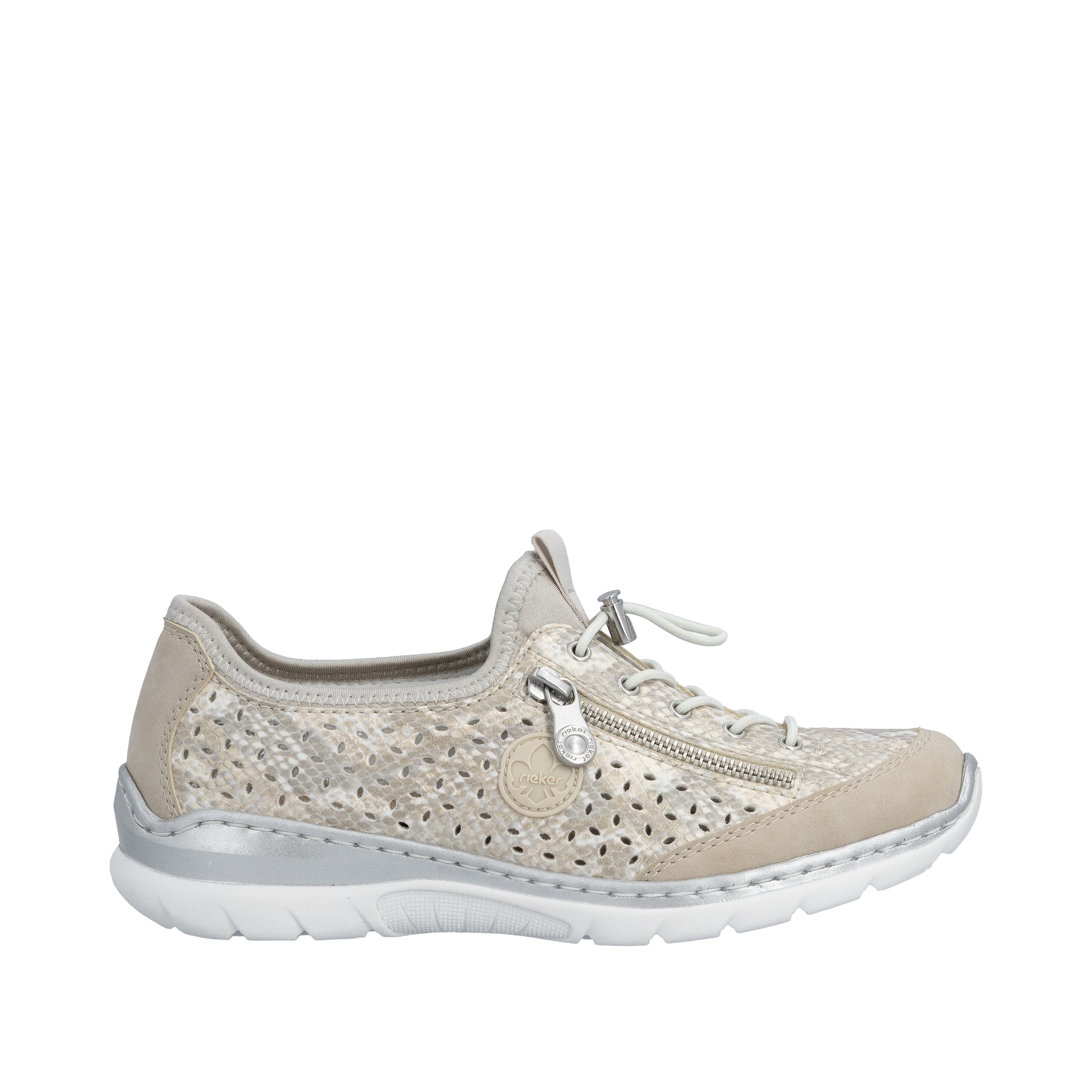 Rieker Slip-On Sneaker  Schlupfschuh, Freizeitsneaker, Halbschuh mit MemoSoft-Ausstattung