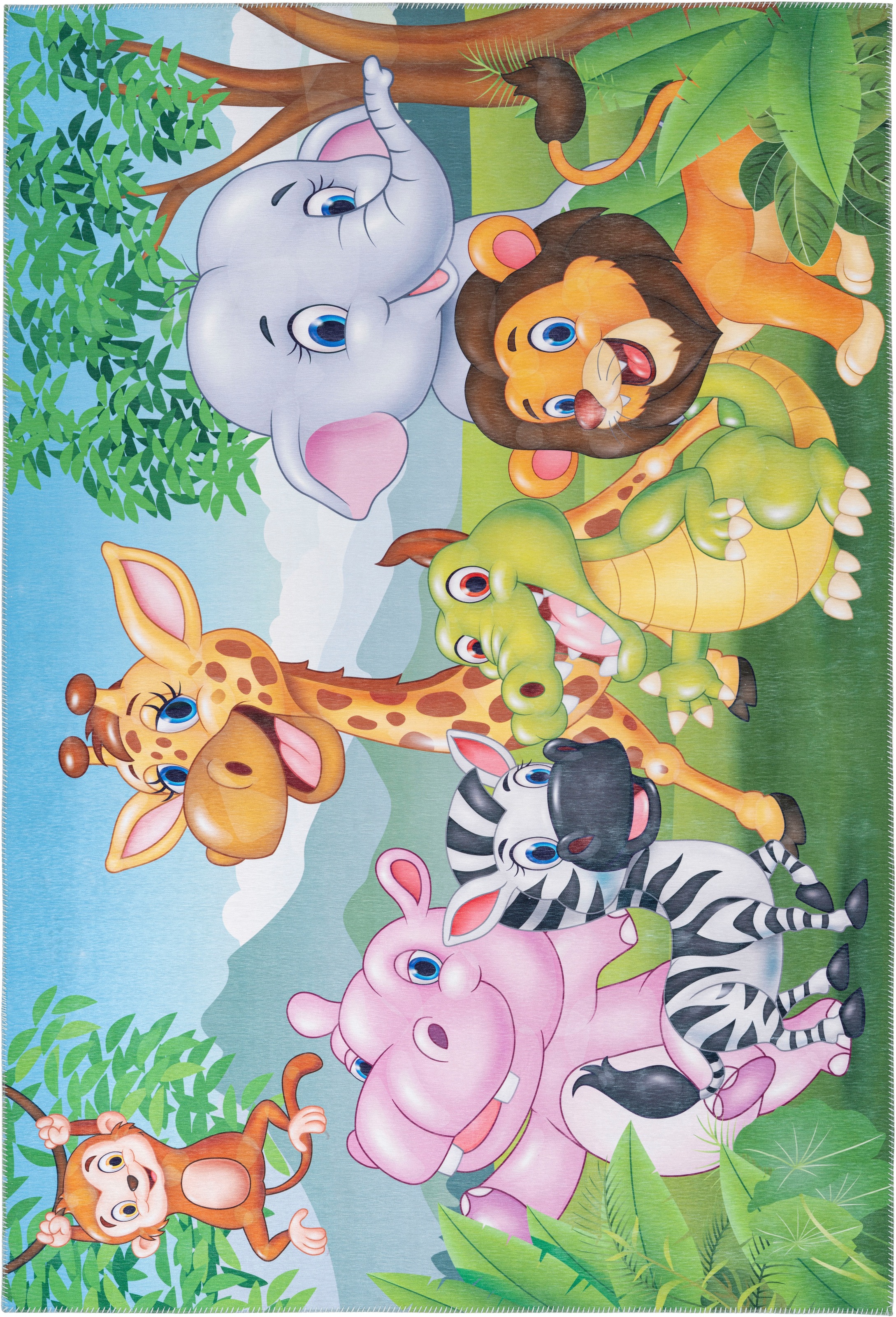 Obsession Kinderteppich »My Torino Kids 239«, rechteckig, 5 mm Höhe, Spielteppich, Motiv Tiere, Kinderzimmer