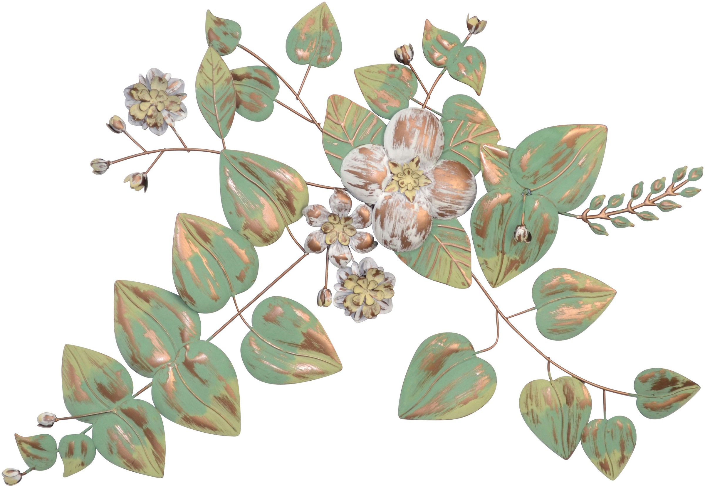 Wanddekoobjekt Wanddekoration, grün, B:70cm H:69cm T:4cm