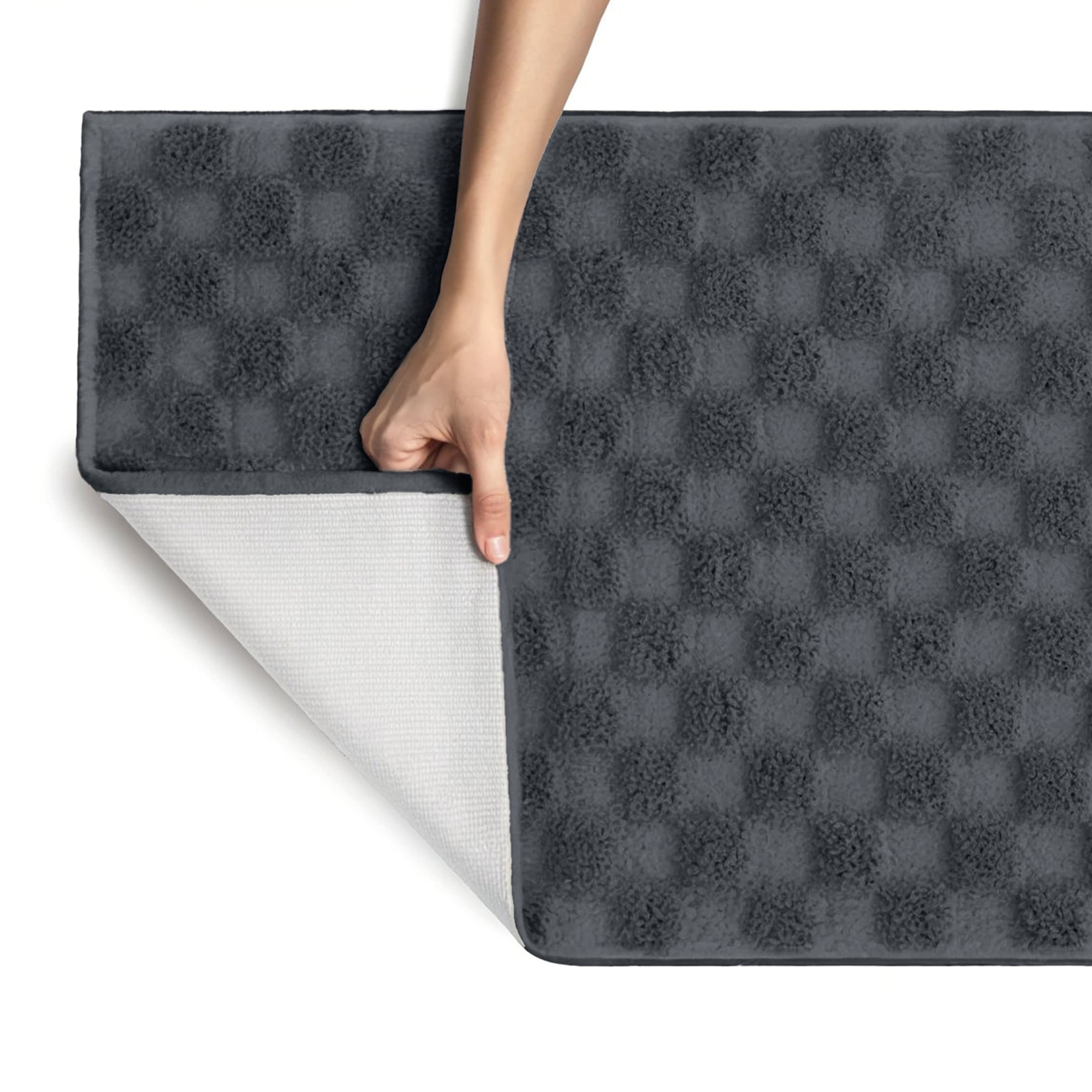 OTTO home Badematte »Naala, Badvorleger, Badezimmer Teppich, sehr weich«, rutschhemmend beschichtet, schnell trocknend-fußbodenheizungsgeeignet, weiche Haptik, auch als 2-teiliges Set erhältlich, Made in Europe