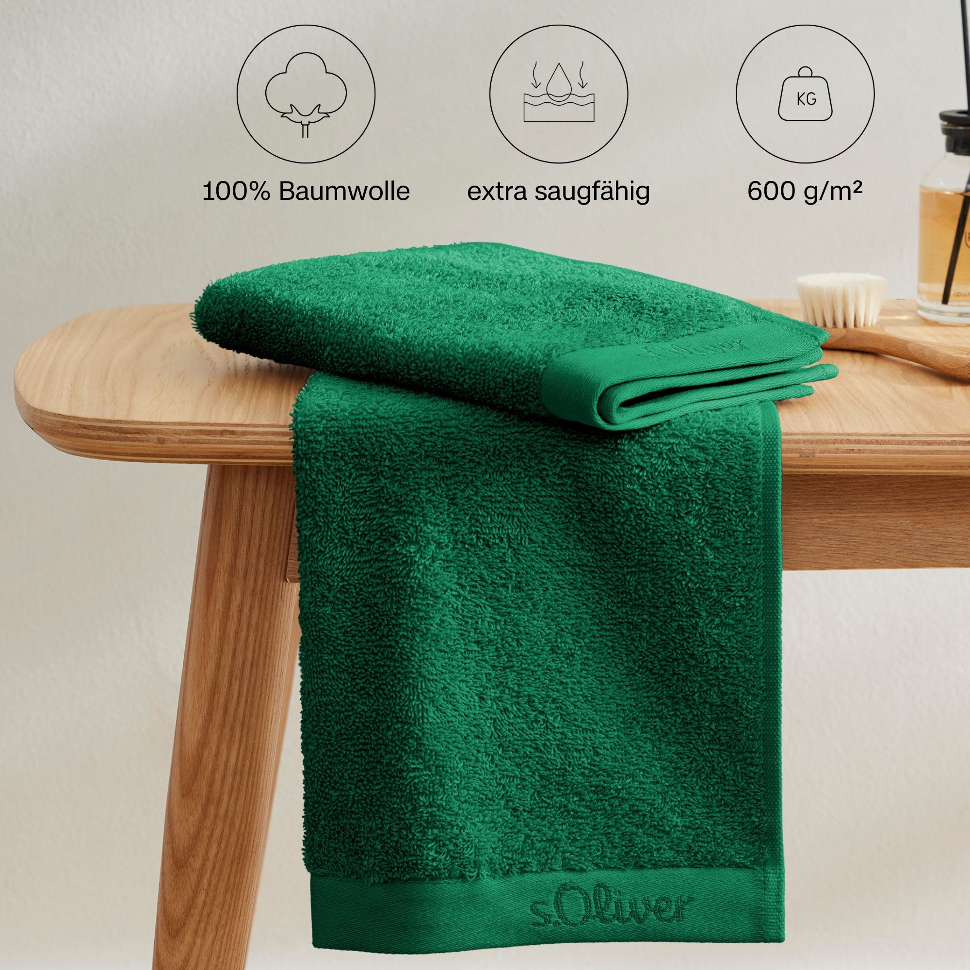 s.Oliver Handtuch Set »s.Oliver, Premium Qualität, 600 gr/m²«, (Set, 8 St., günstig online kaufen