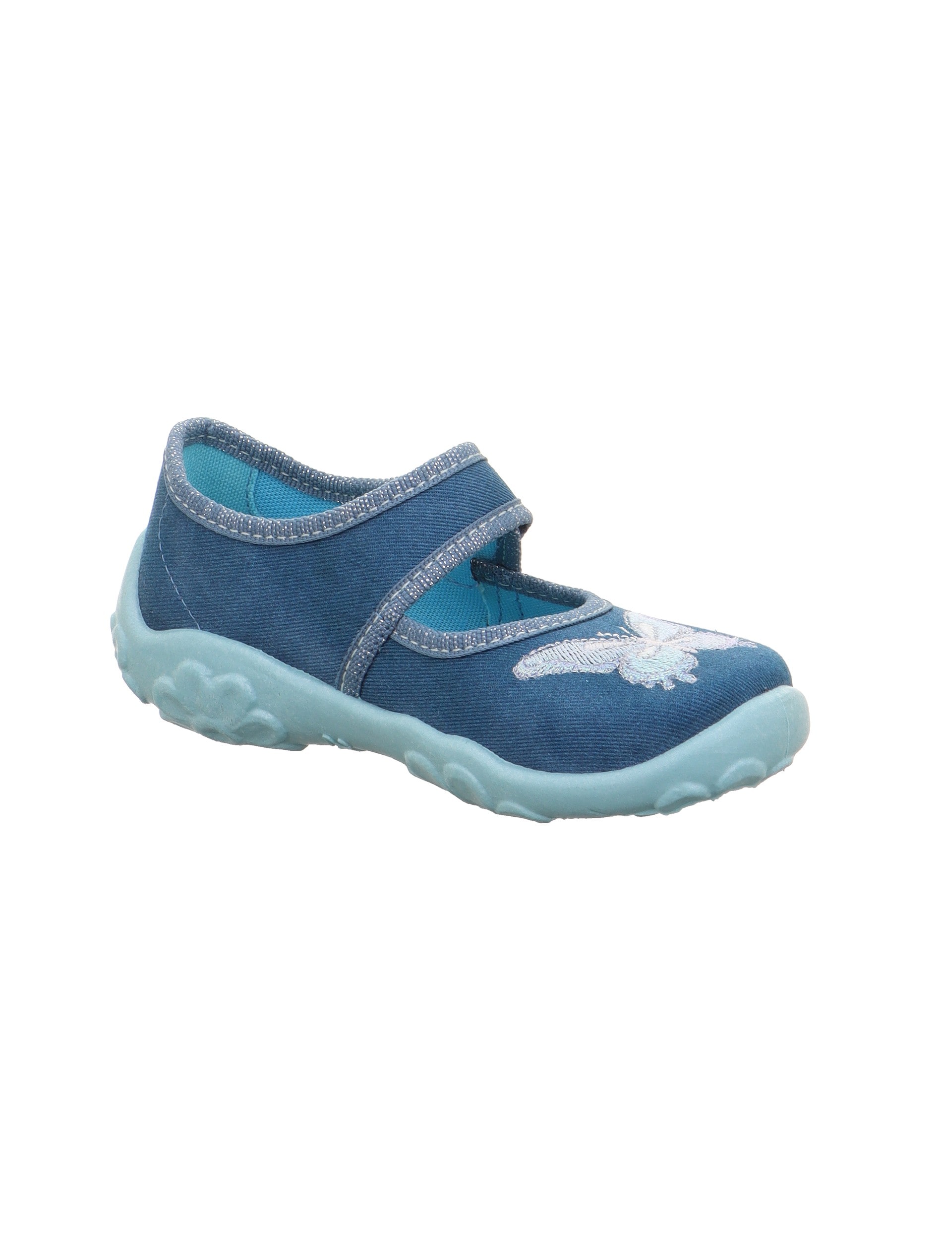 Superfit Hausschuh »BONNY, WMS: mittel«  Kindergartenschuh mit Klettverschluss, Größenschablone zum Download