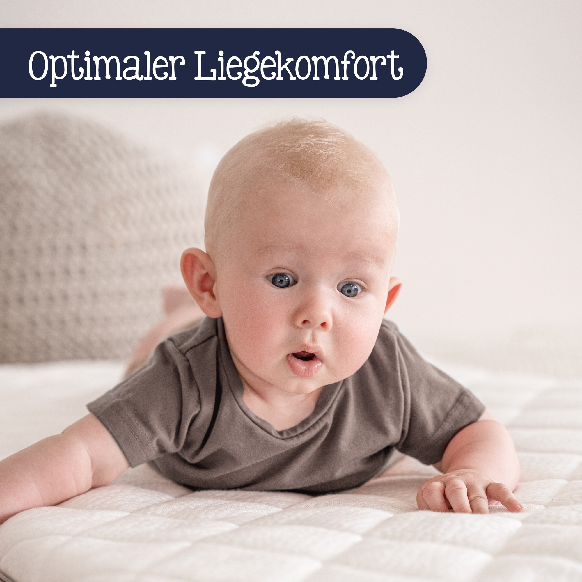 Julius Zöllner Kindermatratze »Travelsoft Premium, Matratze 120x60 cm Ideal für Reisen!« 5 cm hoch 1 Stk. tlg. Rollbare Matratze für Reisebetten – inklusive praktischer Tragetasche.