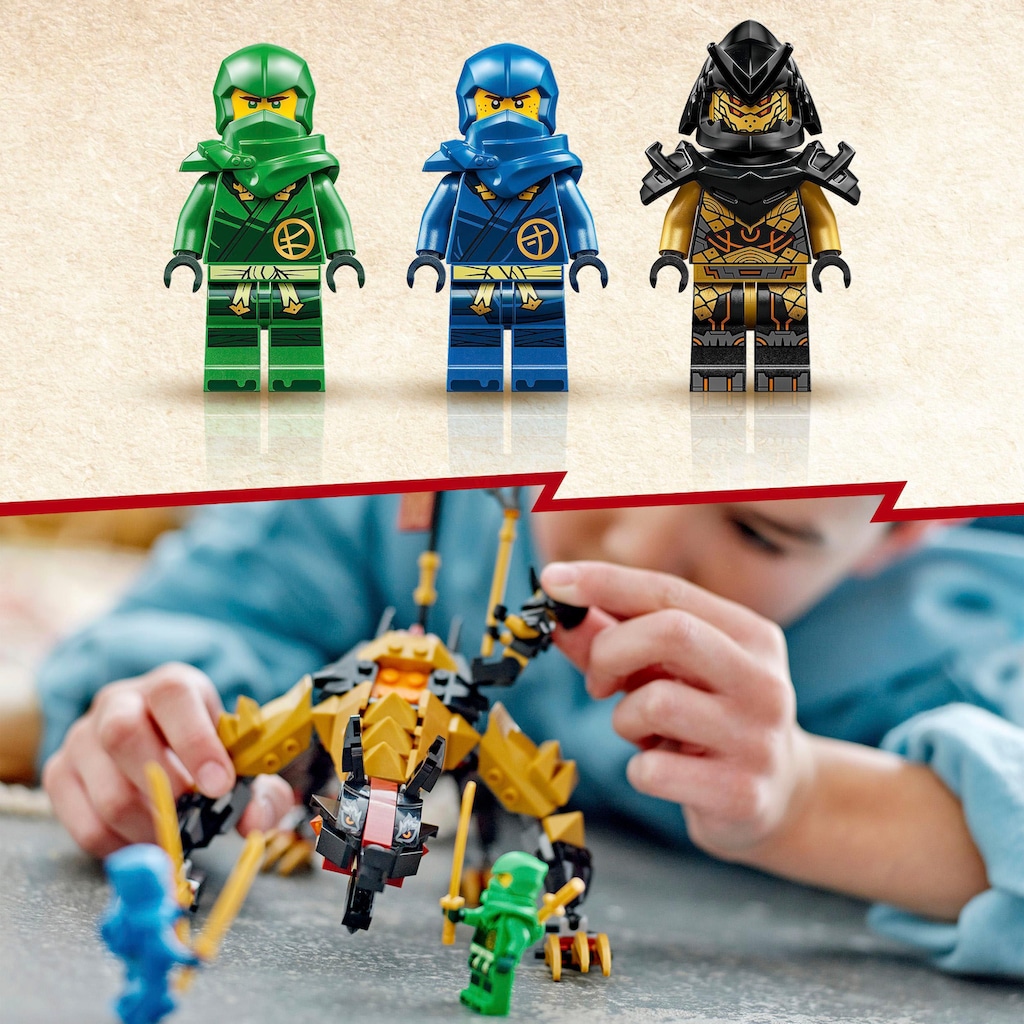 LEGO® Konstruktionsspielsteine »Jagdhund des kaiserlichen Drachenjägers (71790), LEGO® NINJAGO«, (198 St.), Made in Europe