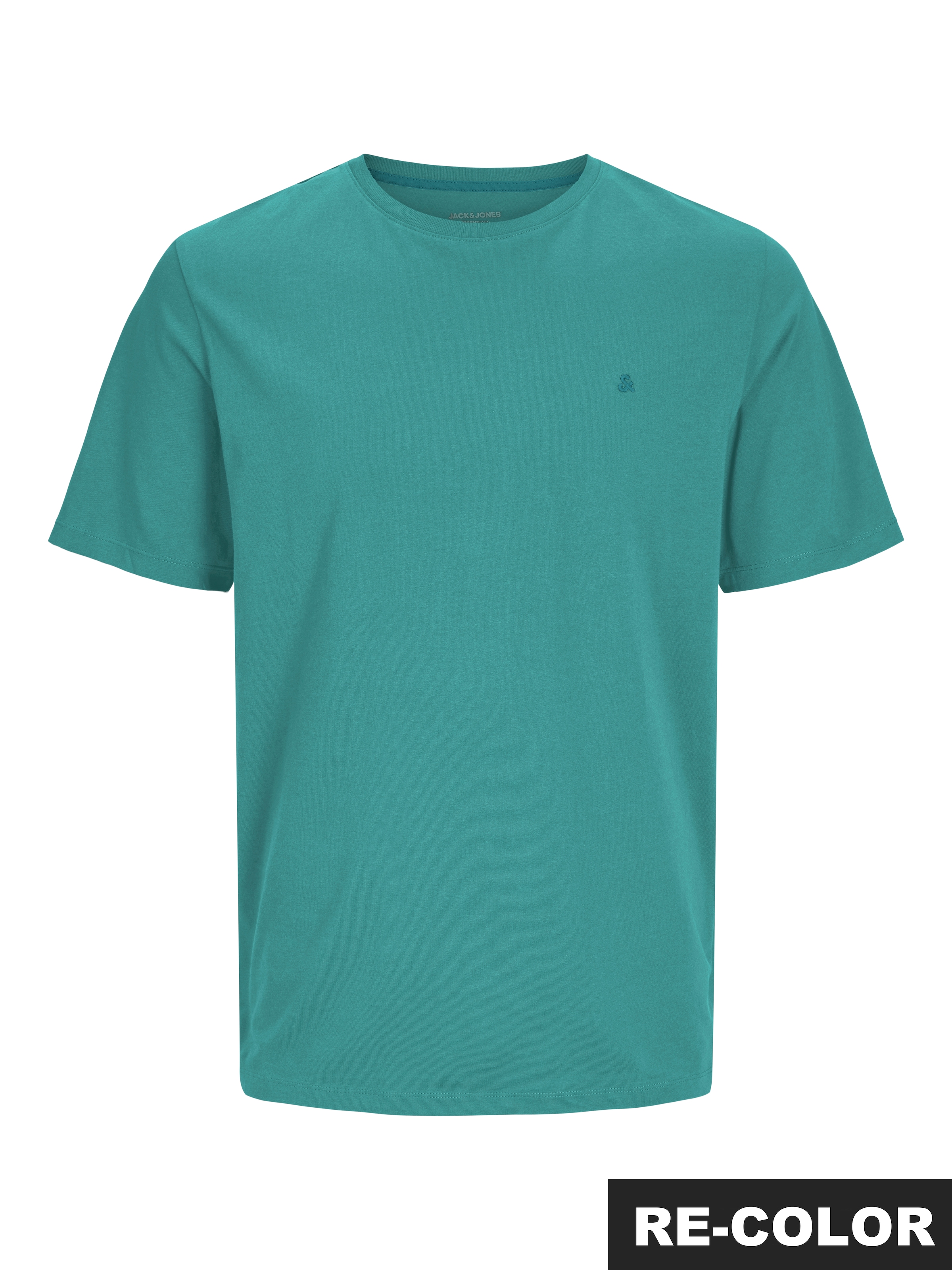 Jack & Jones Rundhalsshirt »JJEPAULOS TEE SS CREW NECK NOOS« Baumwollmischung, regular fit