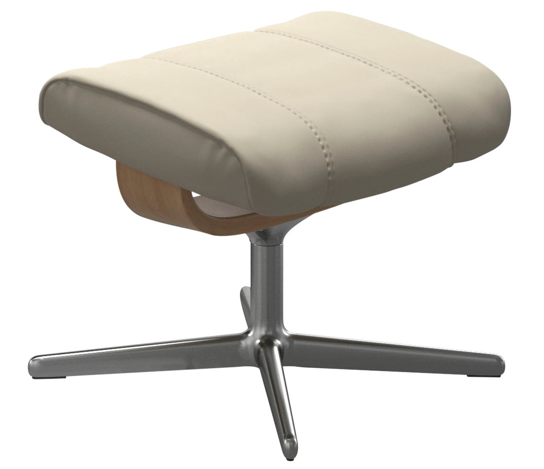 Stressless® Fußhocker »Consul«, mit Cross Base, Größe S, M & L, Holzakzent Eiche