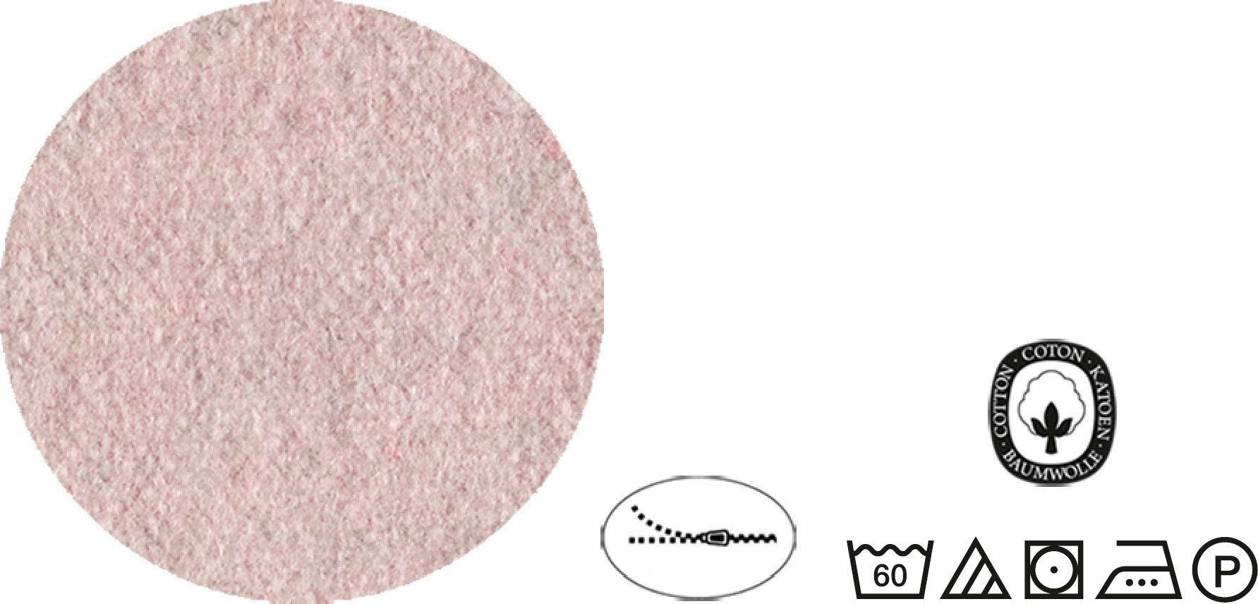 Biberna Wendebettwäsche »Hermal«, aus weicher, wohlig warmer Flanell (Biber) Qualität in Melange Optik, aus 100% Baumwolle, STANDARD 100 by OEKO-TEX® zertifiziert, Made in Germany