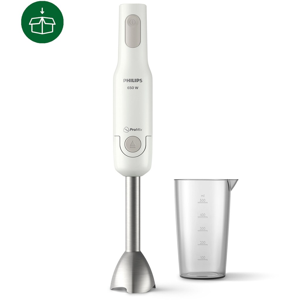 Philips Stabmixer »Daily Collection ProMix HR2534«, 650 W, Metall Mixstab