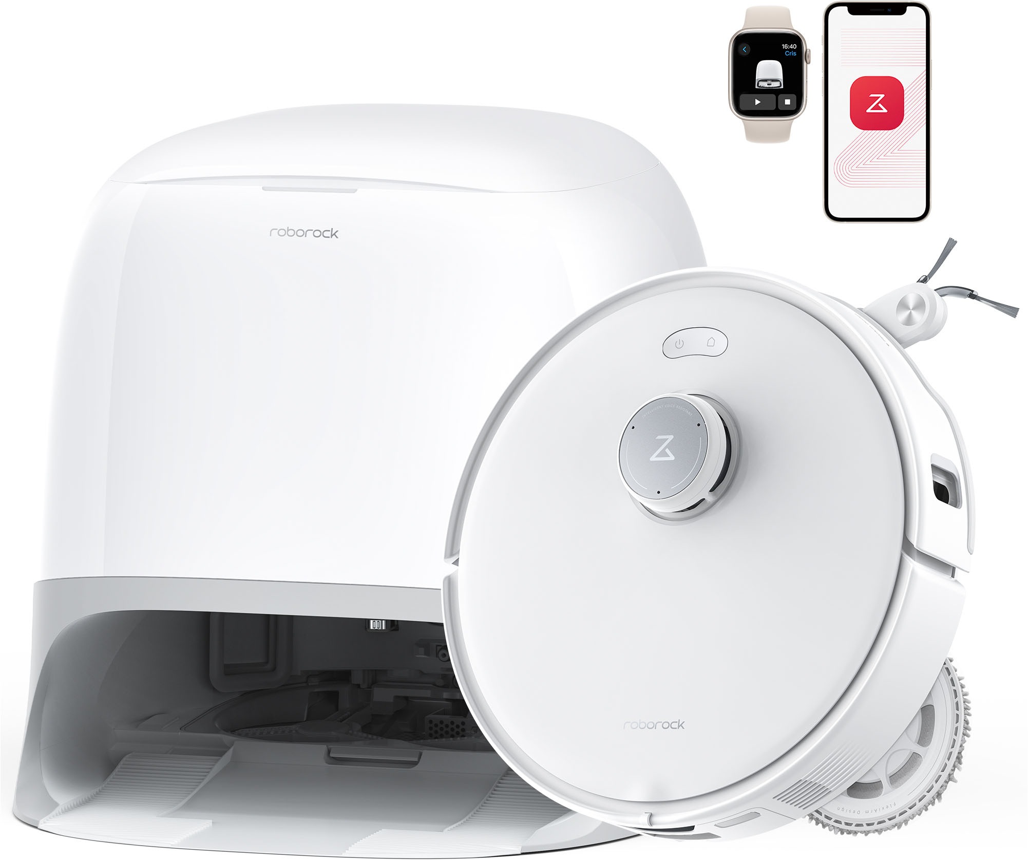 Roborock Saugroboter »mit Wischfunktion Qrevo Curv, Hindernisserkennung, Du günstig online kaufen