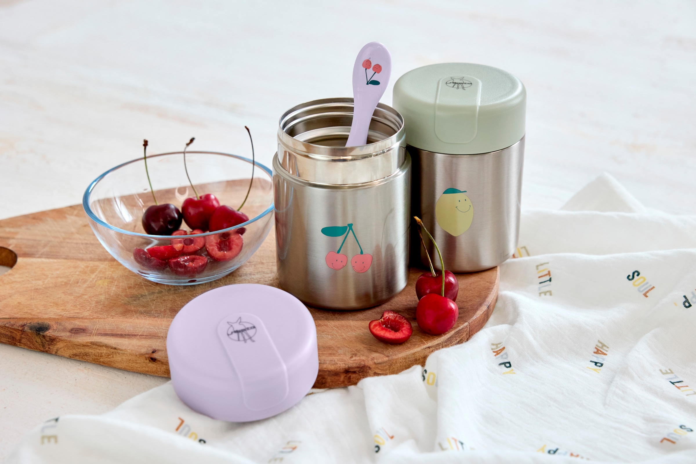 LÄSSIG Thermobehälter »Happy Fruits Kirsche«