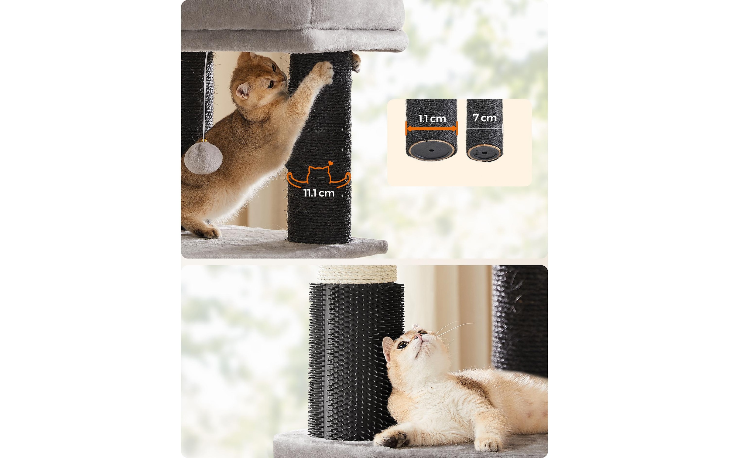 FEANDREA Kratzbaum »für grosse Katzen 160 cm« 160 cm hoch