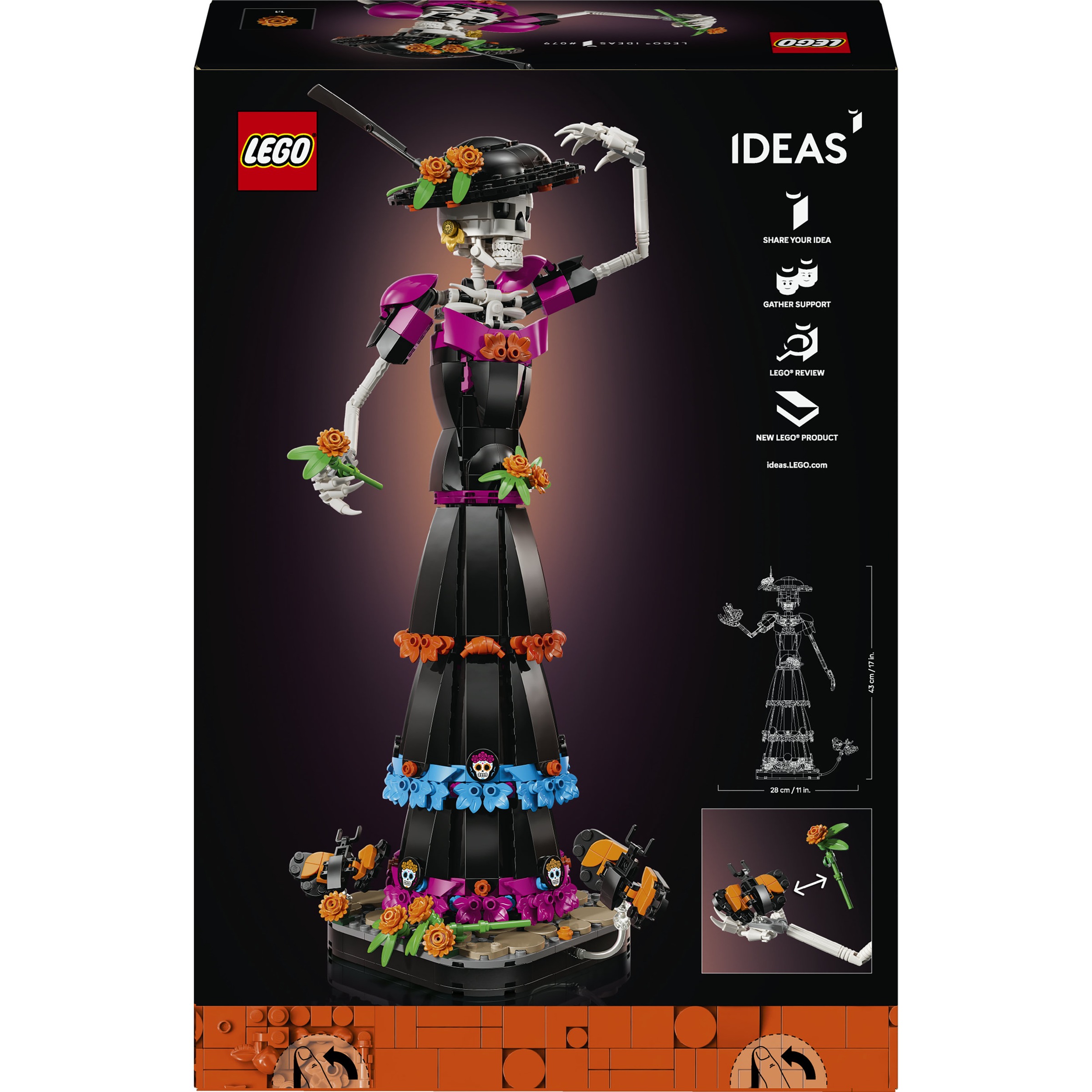 LEGO® Konstruktionsspielsteine »La Catrina (21372), LEGO LEGO Ideas« Made in Europe
