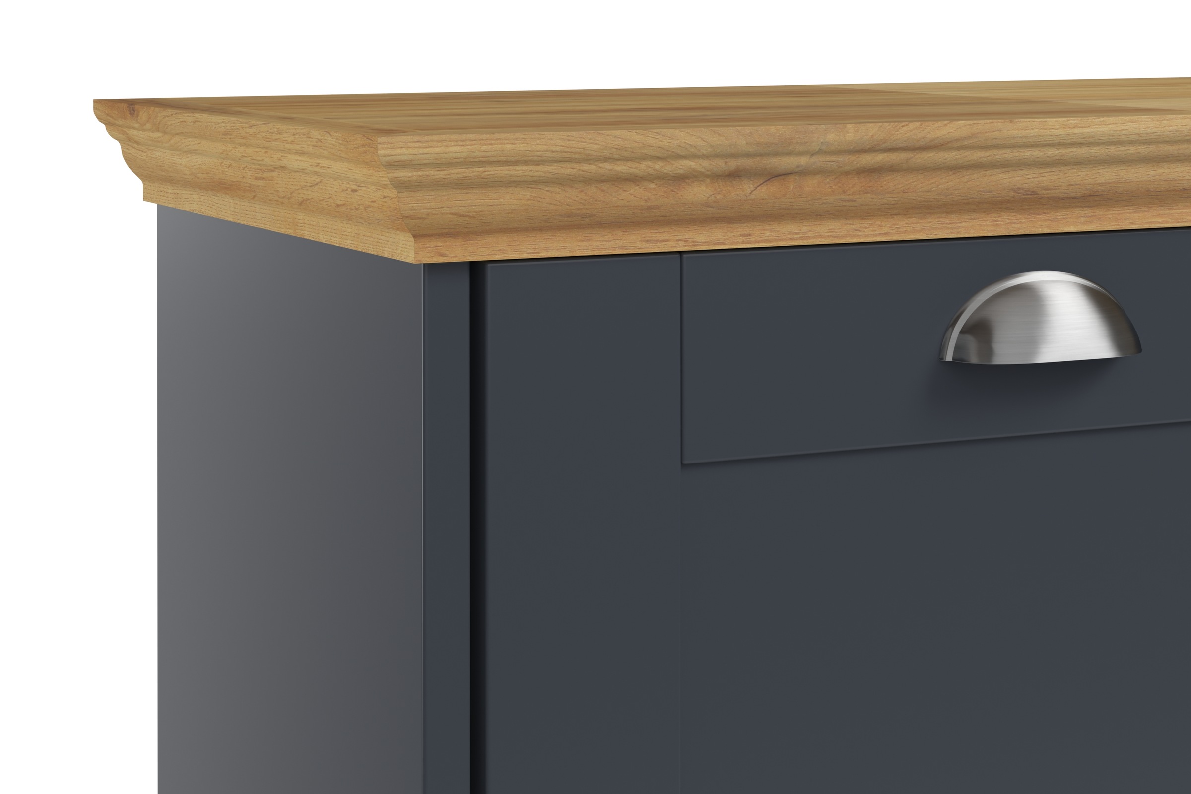 Home affaire Schuhschrank »Motala«, mit 3 Klappen, Platz für 18-20 paar Schuhe, Breite 80 cm, Höhe 132 cm