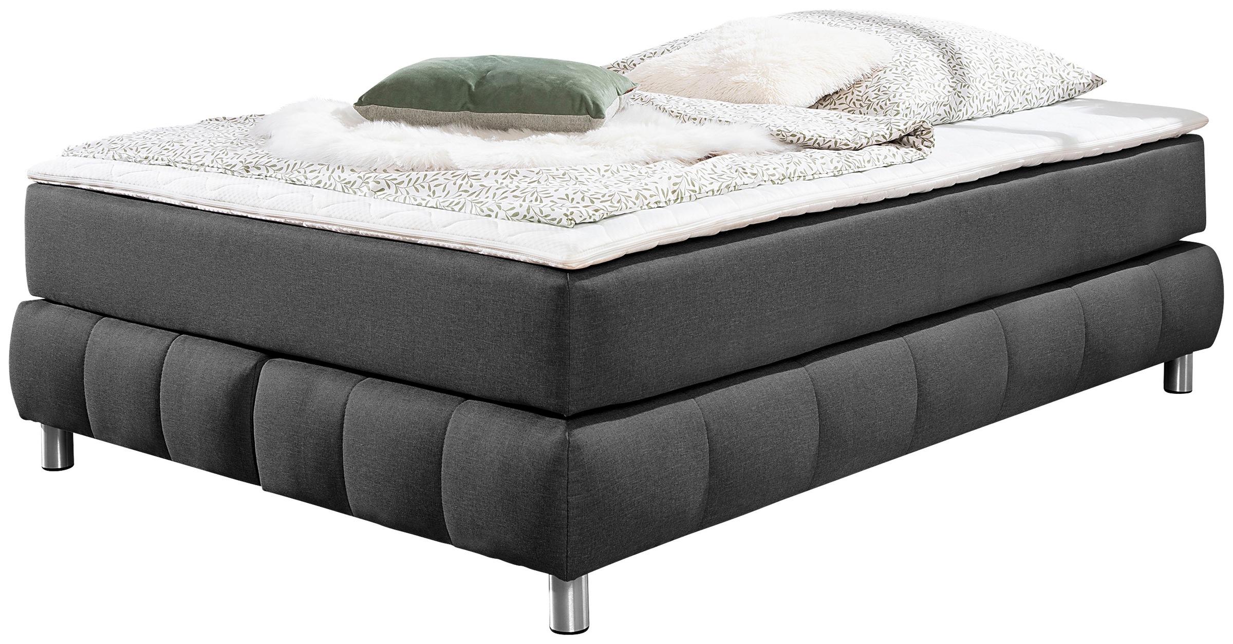 Home affaire Boxspringbett »Salo« Ohne Kopfteil, inkl. Topper, auch in Über günstig online kaufen