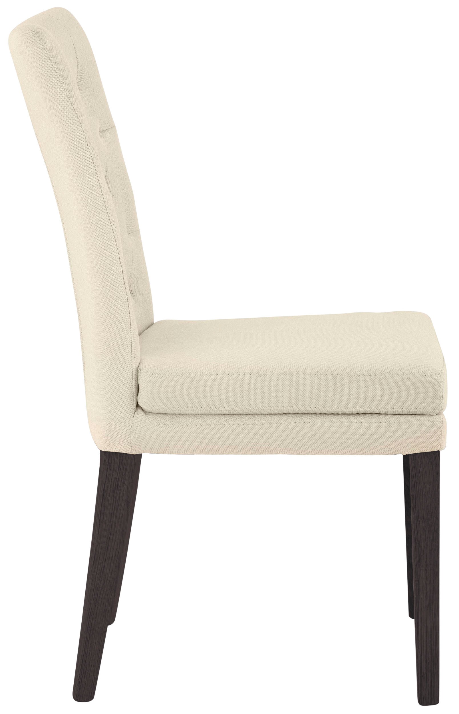 Home affaire 4-Fußstuhl »Colorado«, (Set), 4 St., Luxus-Microfaser, Beine aus Buche, wengefarben lackiert, Im 2er, 4er oder 6er-Set
