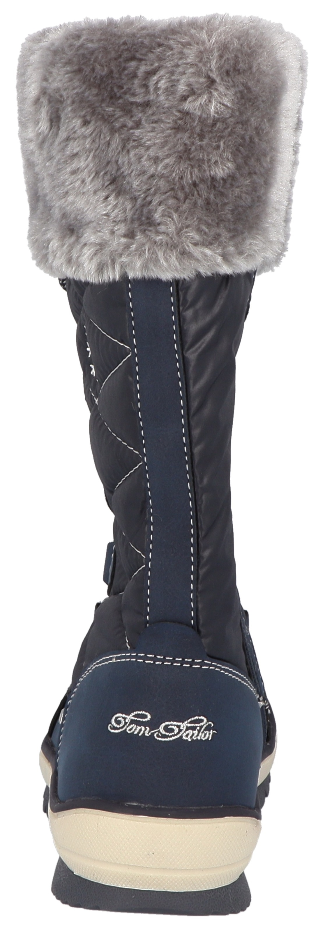 TOM TAILOR Winterstiefel, mit schöner Kontrast-Stickerei