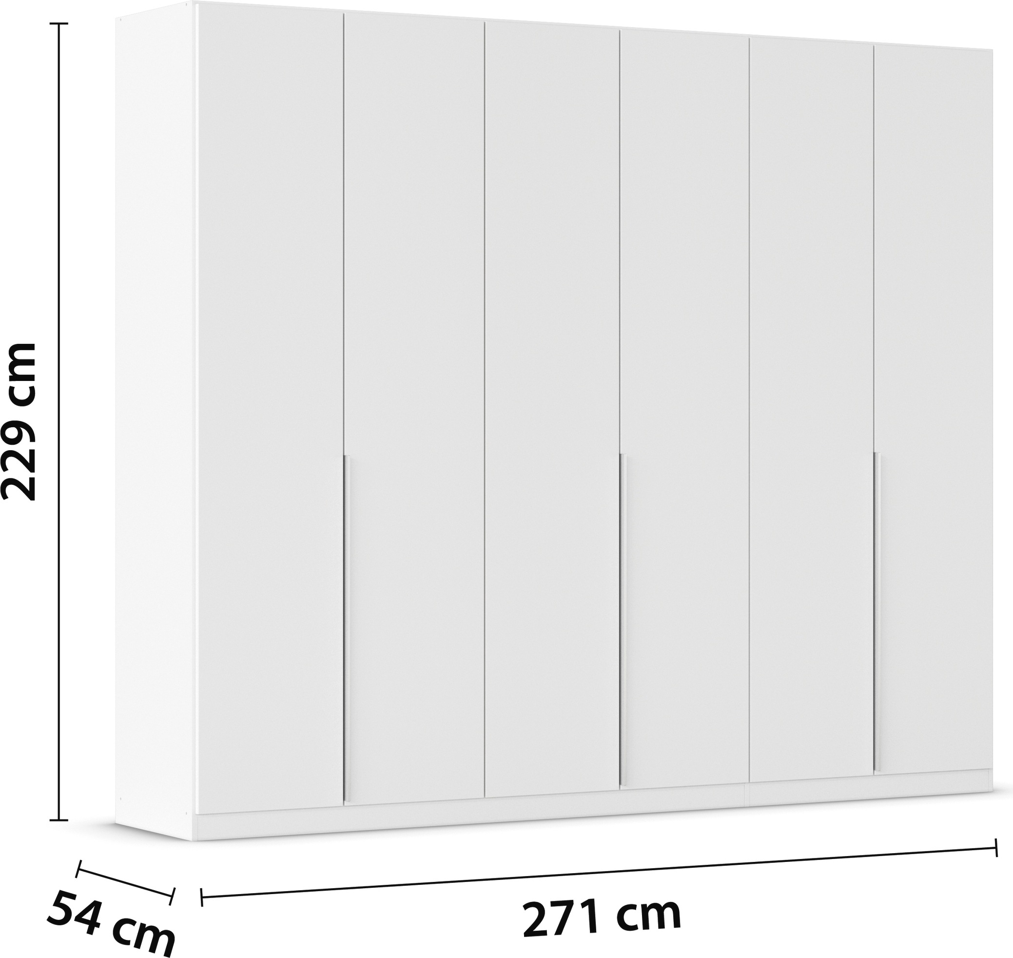 rauch Drehtürenschrank »Kleiderschrank Schrank Garderobe AGORDO TOPSELLER Schlafzimmer«, (in zwei Griff-Farben mit Dekor- oder Hochglanzfront), durchdachte Innenausstattung, in 6 Breiten und 2 Höhen MADE IN GERMANY