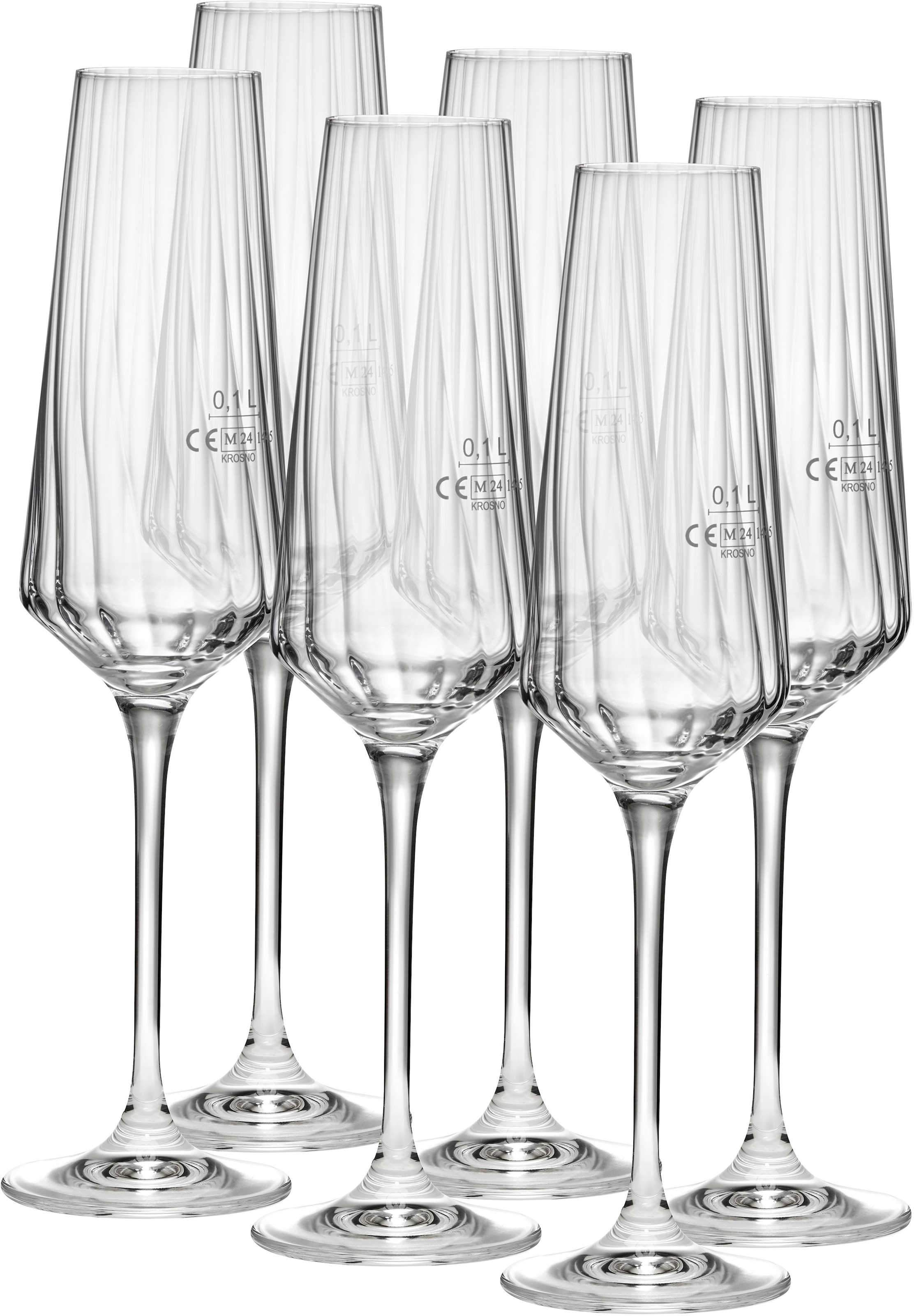 van Well Sektglas »Eva, Sektgläser 20 cl geeicht, 6 Stück«, (Set, 6 tlg.), günstig online kaufen