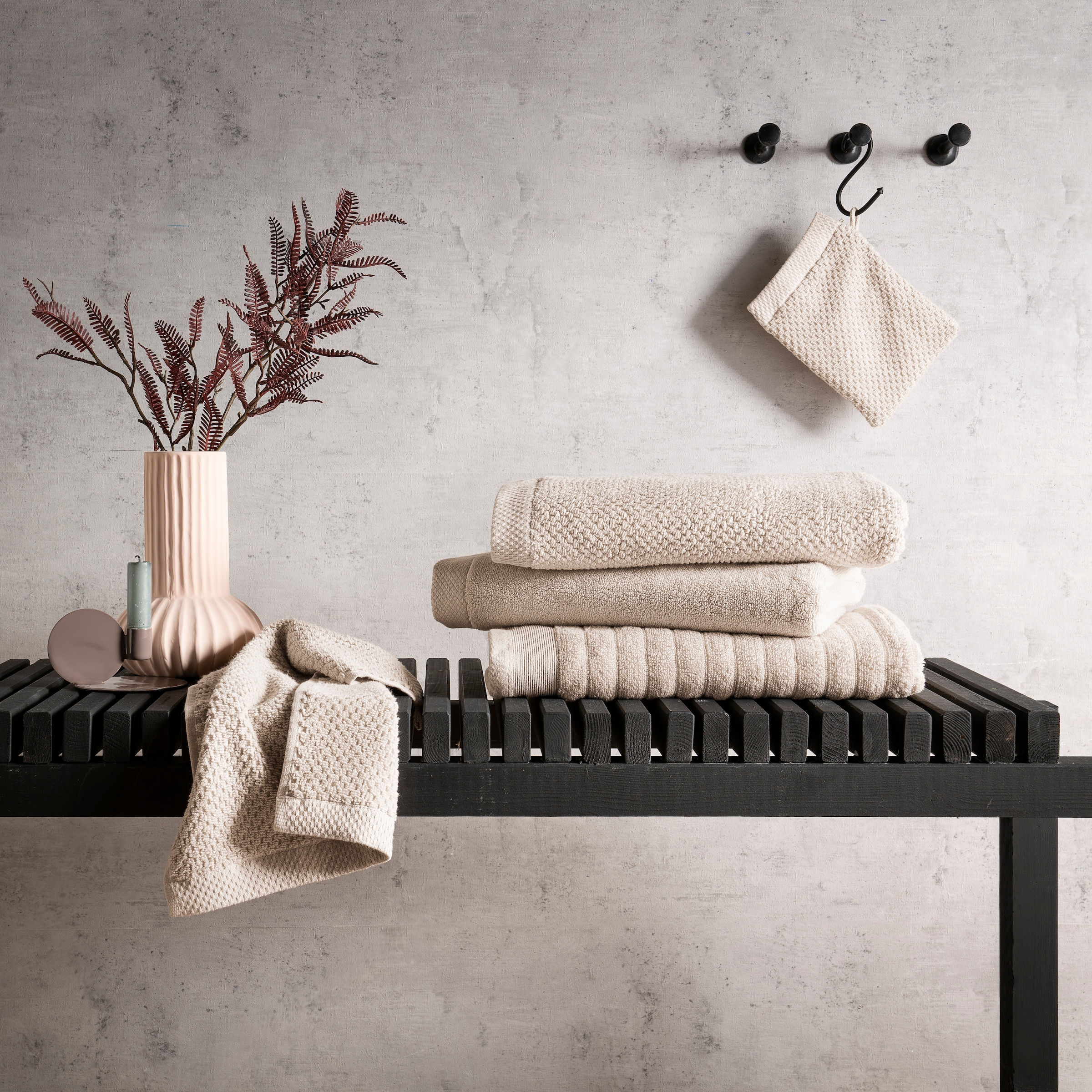 Heckett & Lane Strandtuch »Heckettlane Strandtuch Premium« Strandtuch aus hochwertige Baumwolle, 650gr/m²