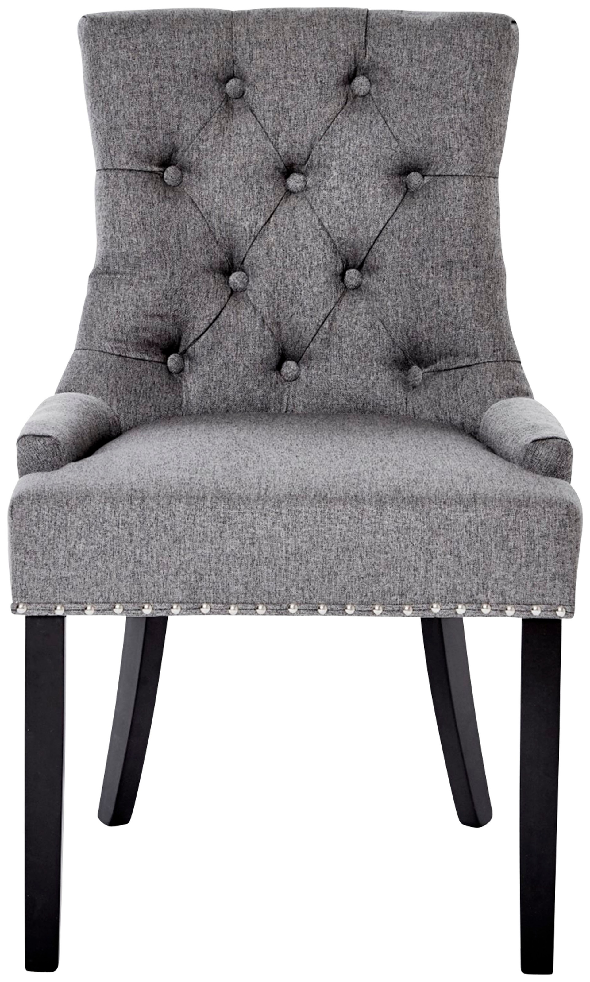 Jahnke Esszimmerstuhl »SAVIK DEVON« () 1 Stk. Webstoff Chesterfield-Look & günstig online kaufen