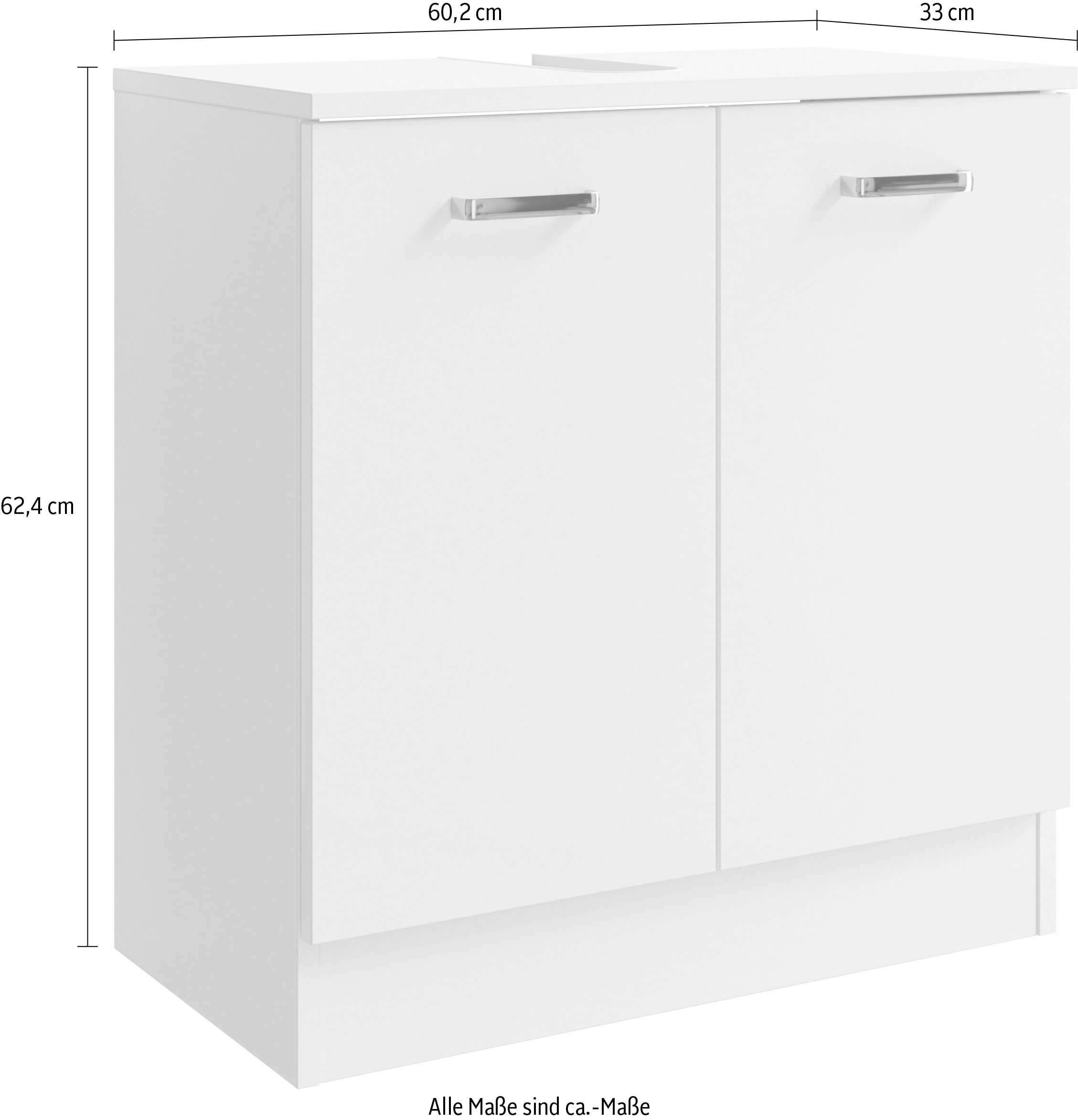 PELIPAL Waschbeckenunterschrank »Quickset 301«, breit online 60,2 kaufen cm