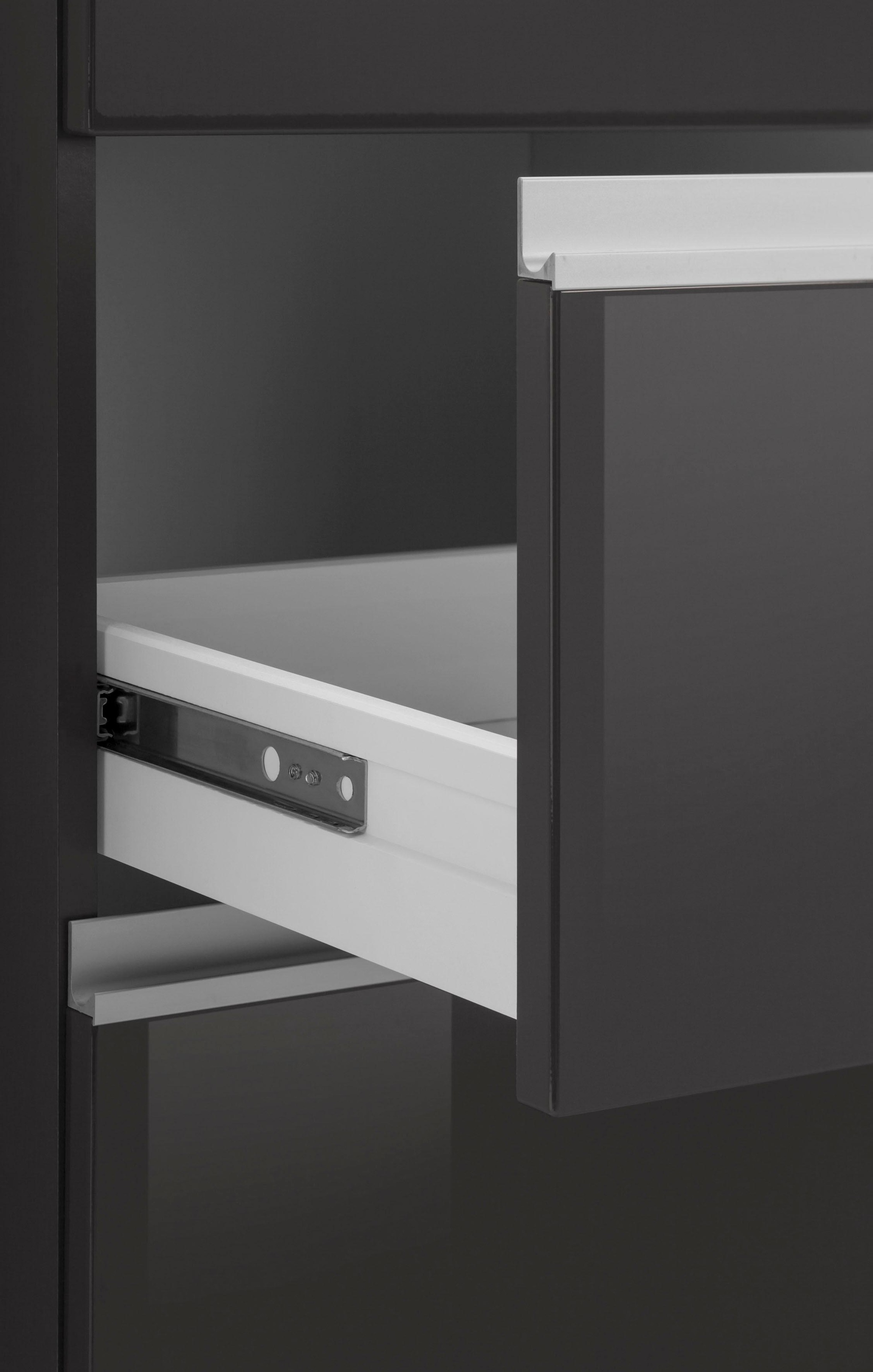 KOCHSTATION Küchenzeile »KS-Ohio«, mit E-Geräten, Breite 330 cm