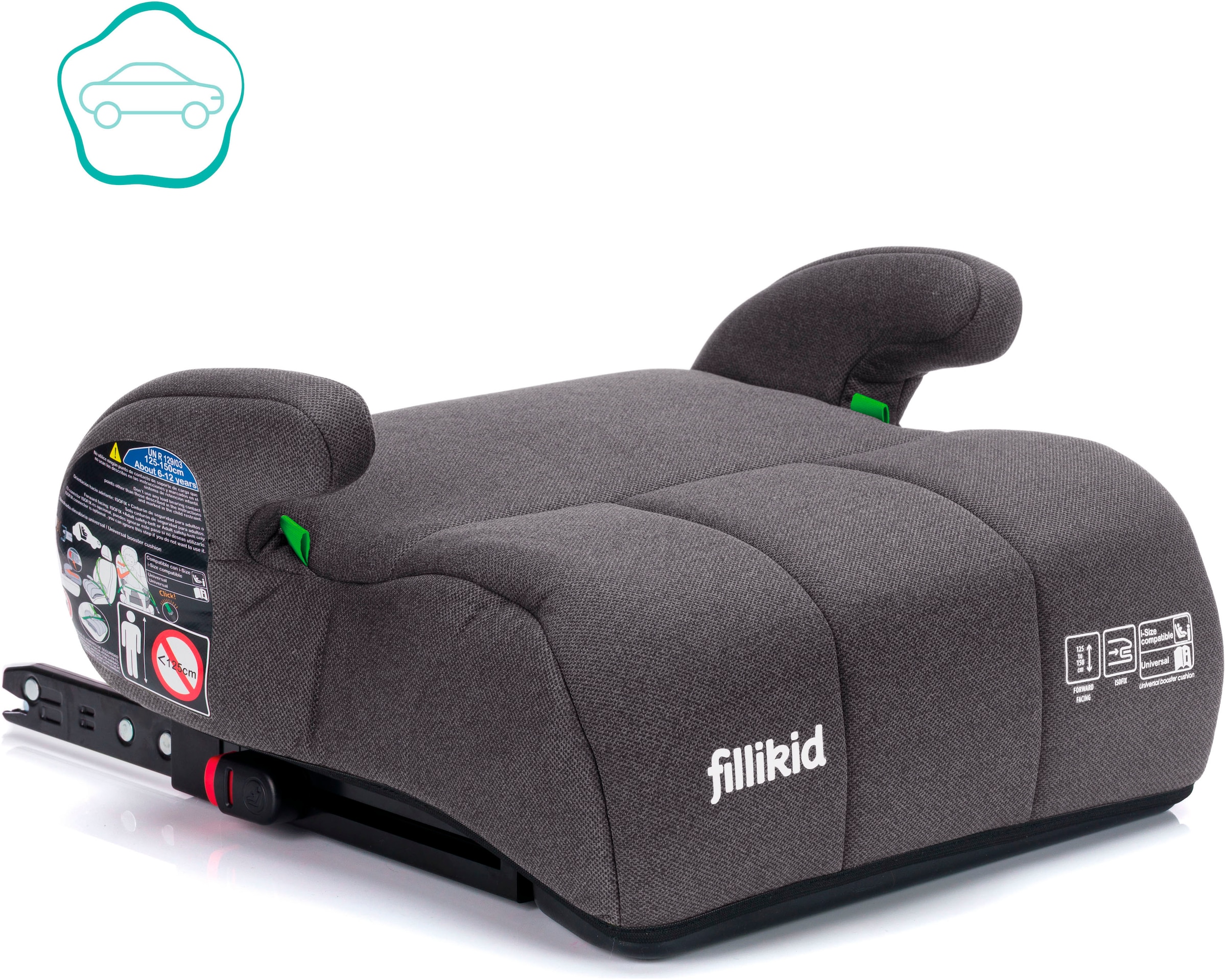 Fillikid Kindersitzerhöhung »Comfort mit Isofix«