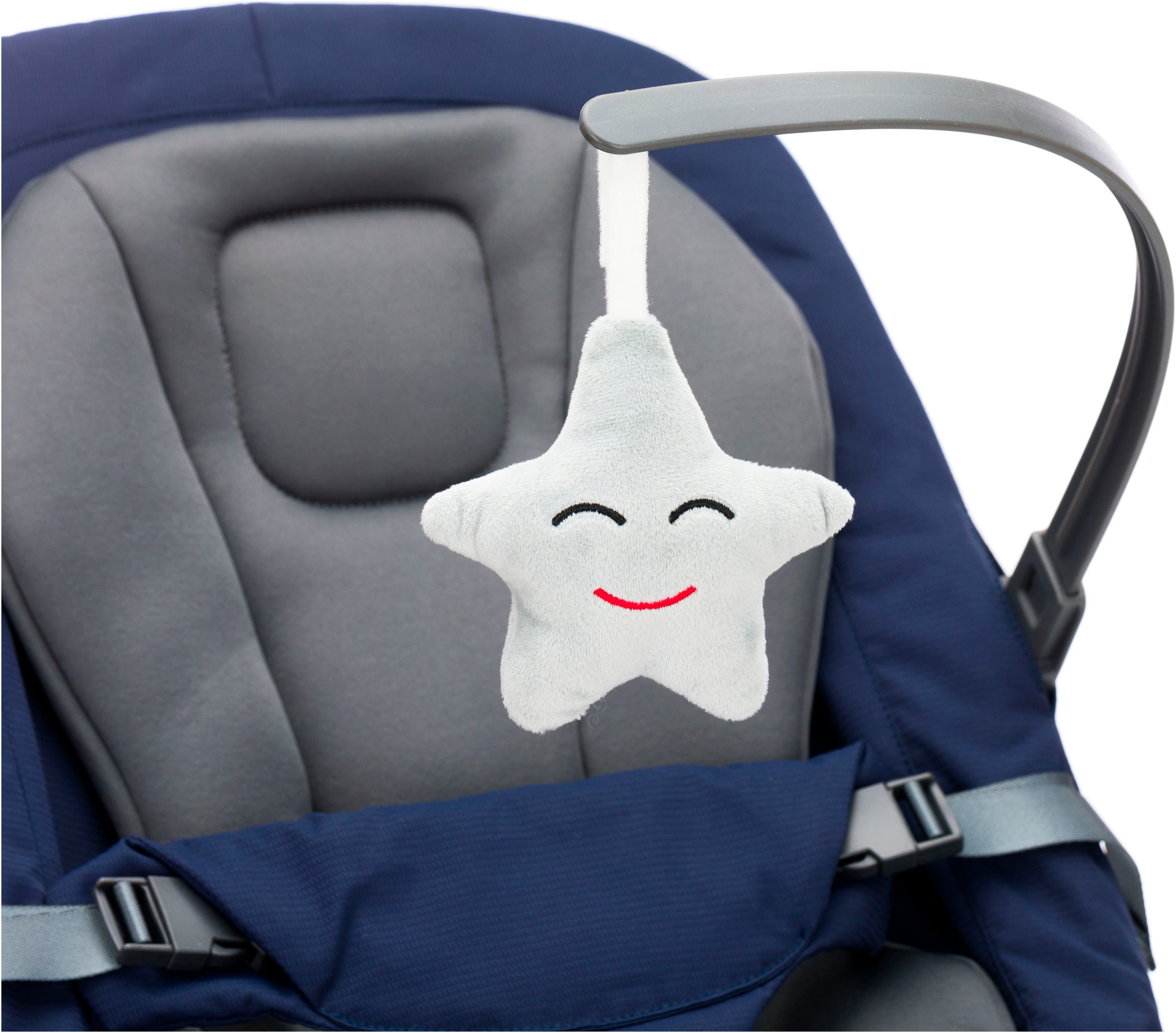Fillikid Babywippe »Star, marine grau«, bis 9 kg
