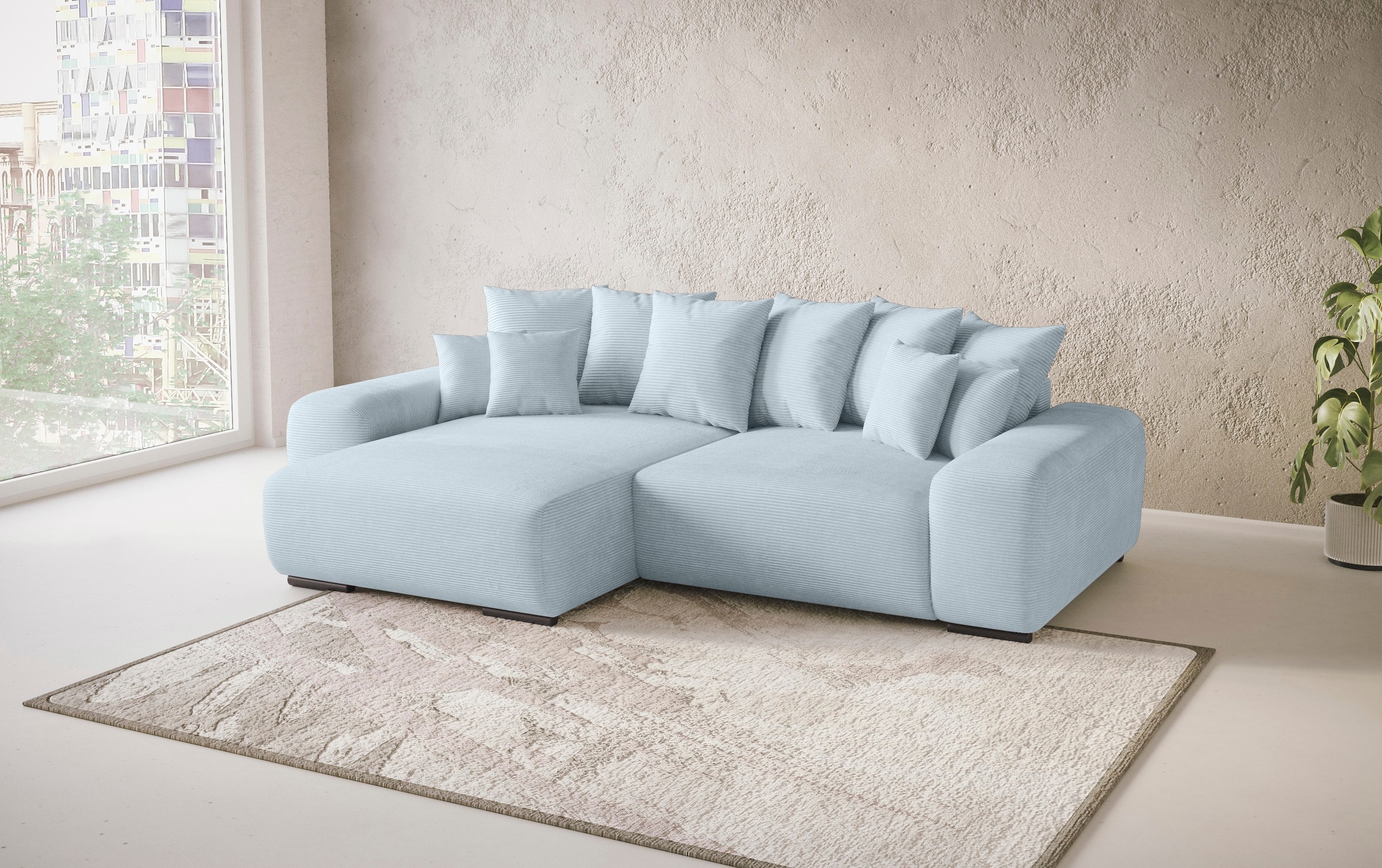 Mr. Couch Polsterecke »Sundance, L-Form«, Dauerschläfer mit Bett, Bettkaste günstig online kaufen