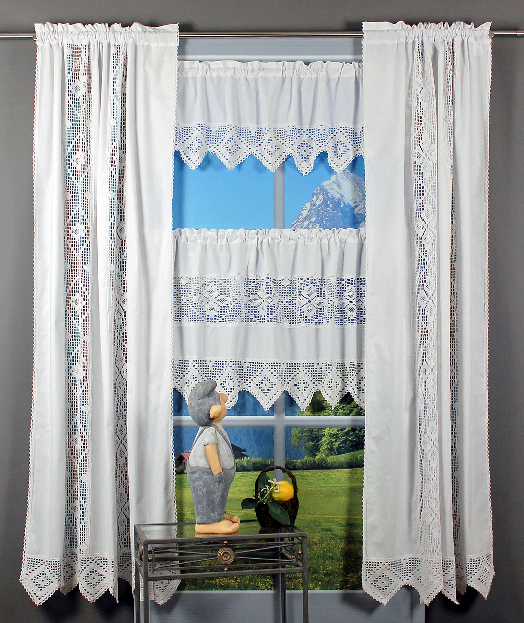 HOSSNER - ART OF HOME DECO Querbehang »Achental«, (1 St.) günstig online kaufen