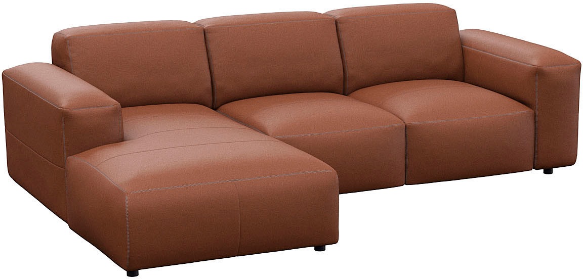 FLEXLUX Ecksofa »Lucera Chaislongue rechts oder links, L-Form, bequem«, mod günstig online kaufen