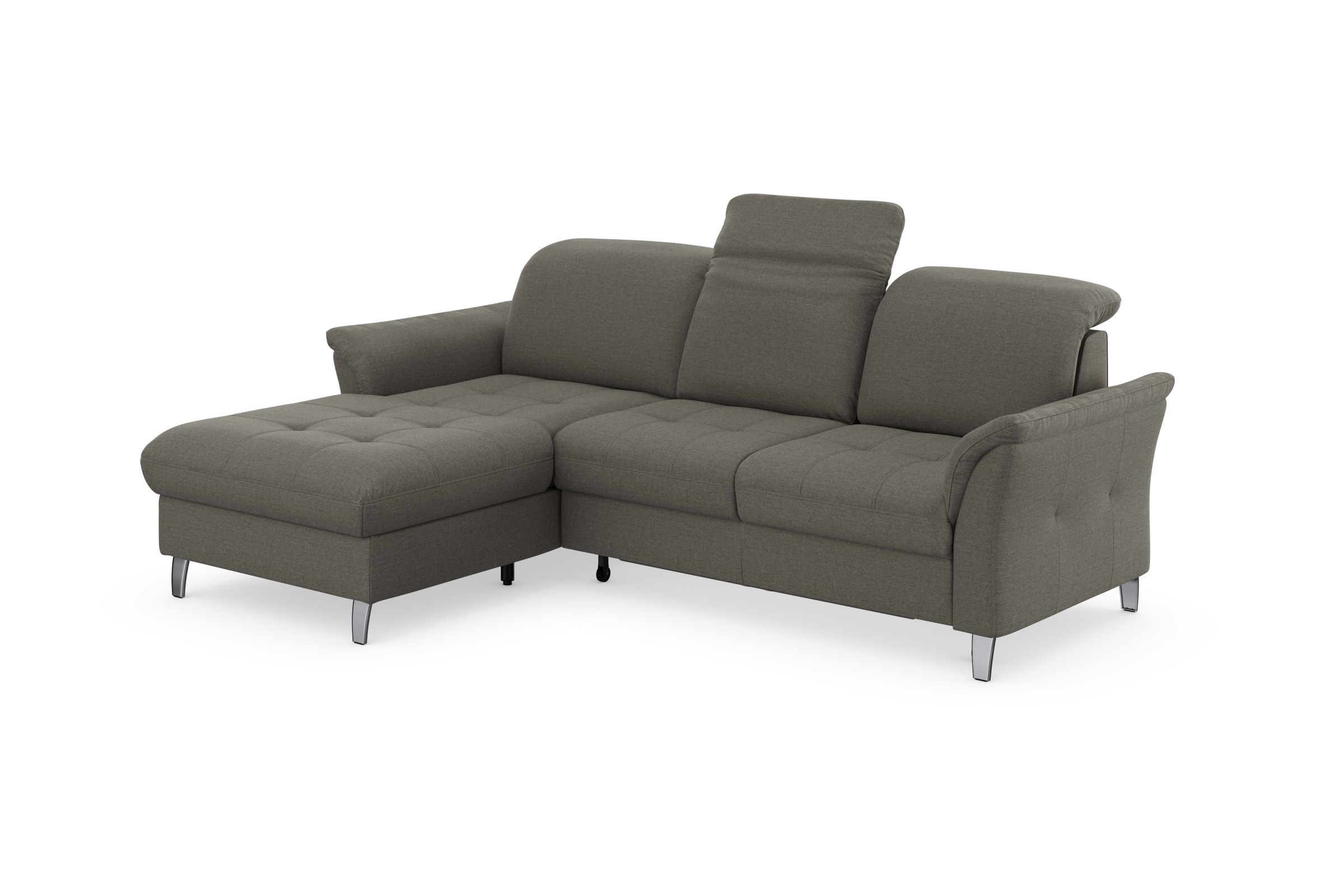 sit&more Ecksofa »Maggiore L-Form«, wahlweise mit Kopfteilverstellung, Bettfunktion und Bettkasten