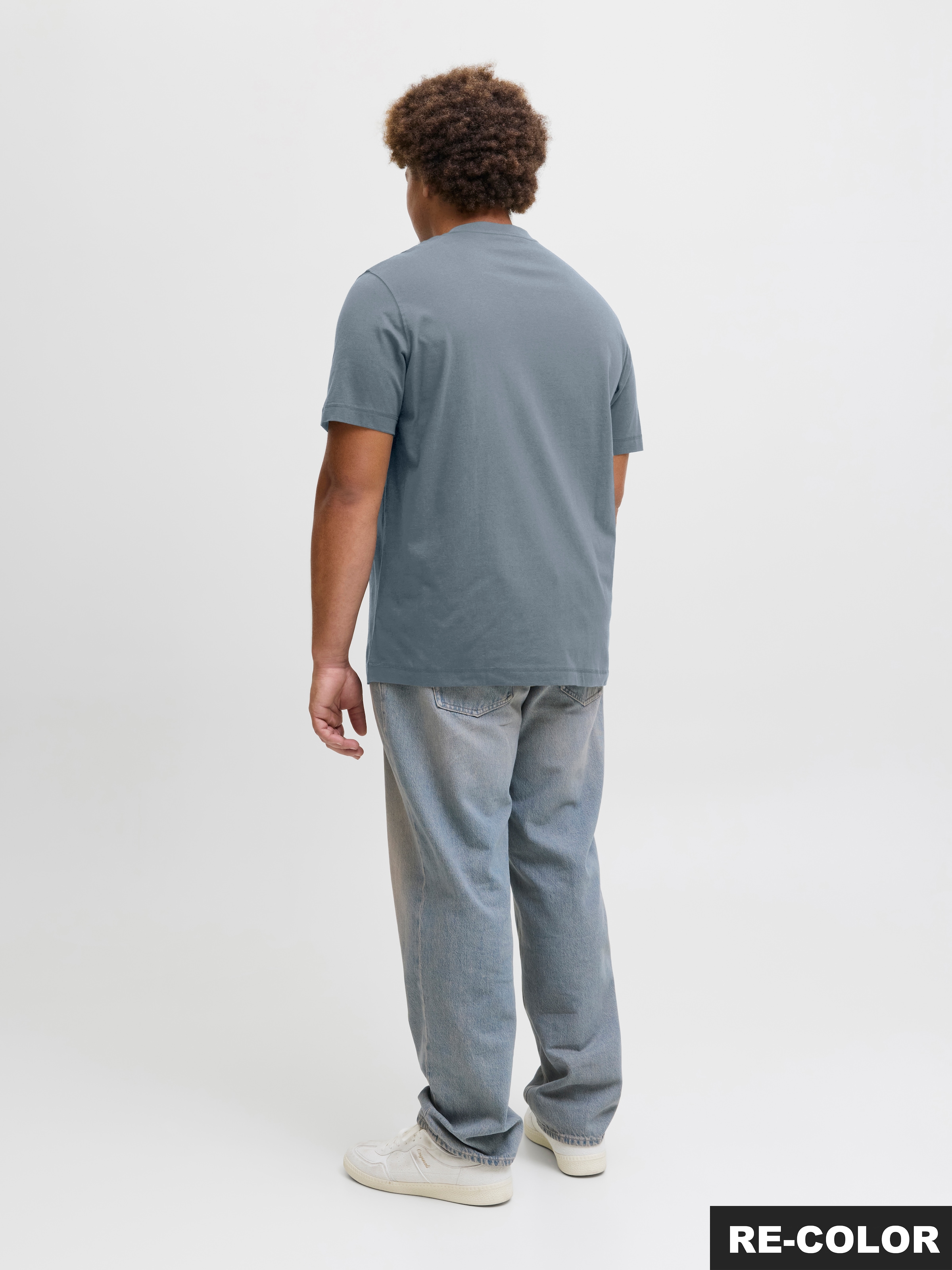 Jack & Jones PlusSize T-Shirt »JORNORREBRO EMB TEE SS CREW NECK PLS«