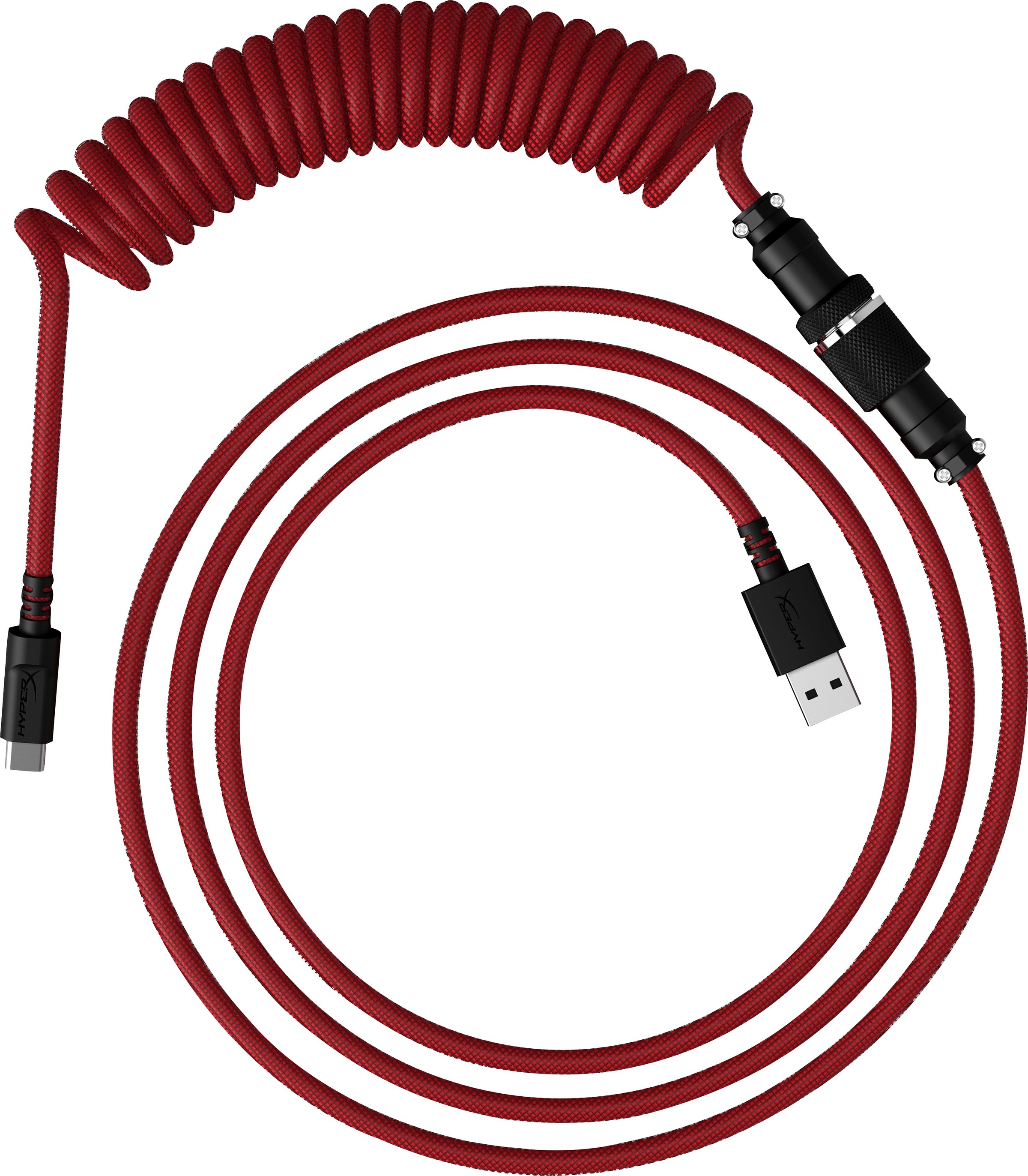 HyperX Spiral-Verbindungskabel »USBC Coiled Cable«, USB Typ A-USB-C, 120 cm
