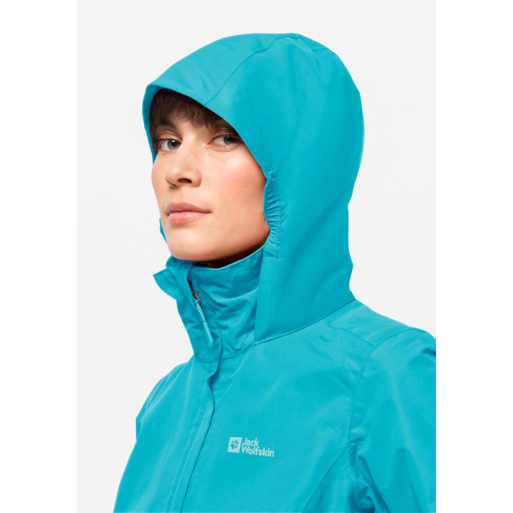 Jack Wolfskin Outdoorjacke »STORMY POINT 2L JKT W«, mit Kapuze