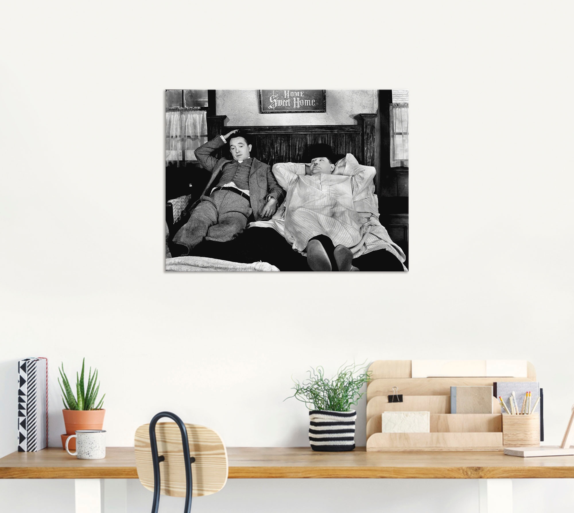 Artland Wandbild »Dick und Doof I«, Stars, (1 St.), als Alubild, Outdoorbil günstig online kaufen