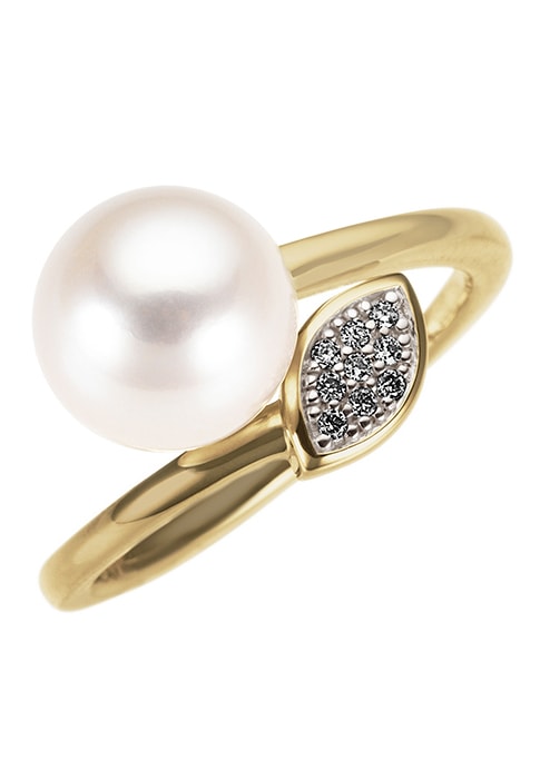 Geschenk, kaufen Perlenring online Firetti »Schmuck Blatt«