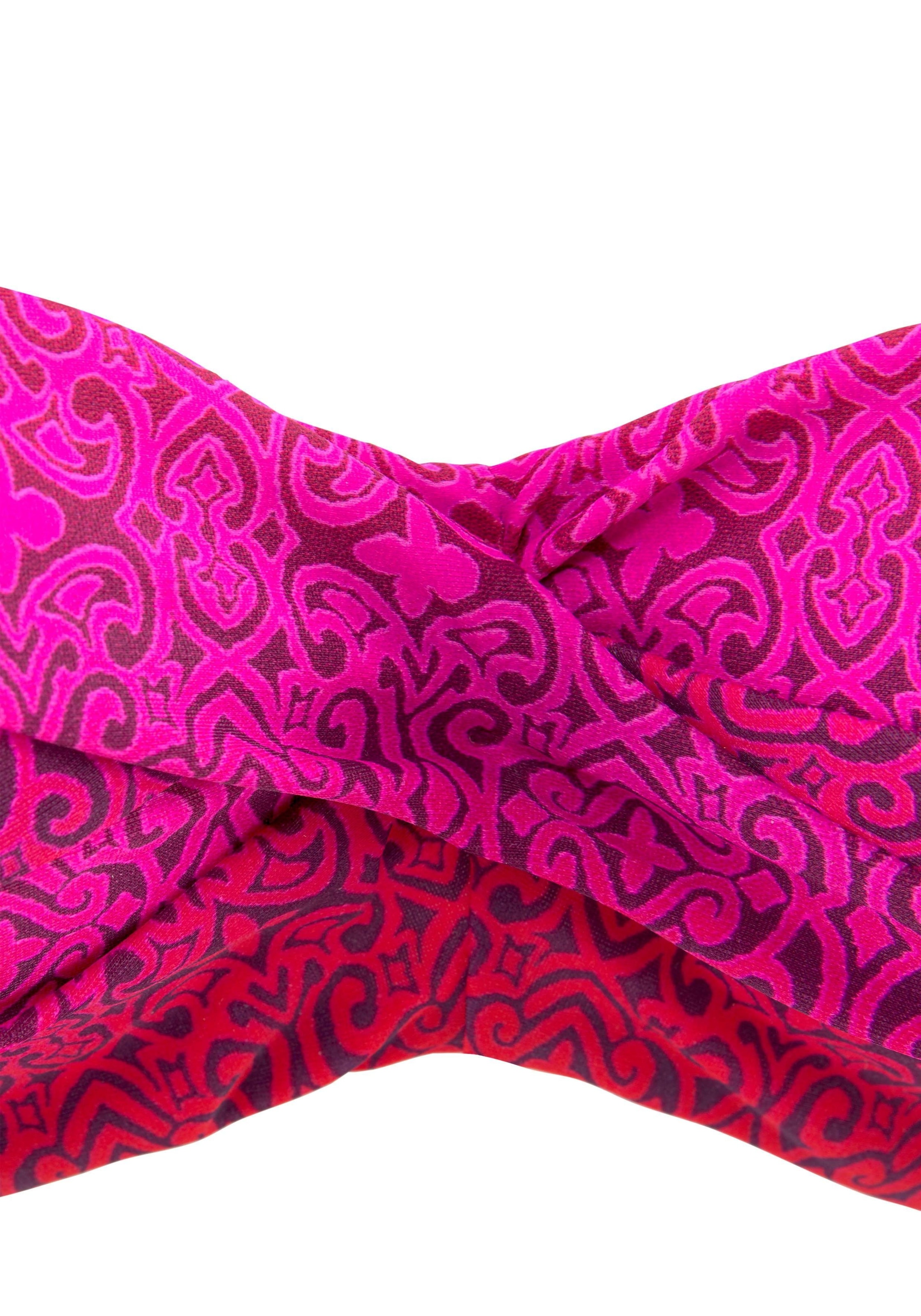 LASCANA Bügel-Bandeau-Bikini, mit Farbverlauf