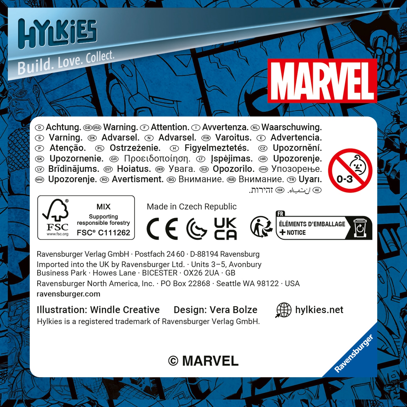 Ravensburger 3D-Puzzle »Marvel Heroes, Hylkies Sammelfigur #12 Star-Lord«, Made in Europe