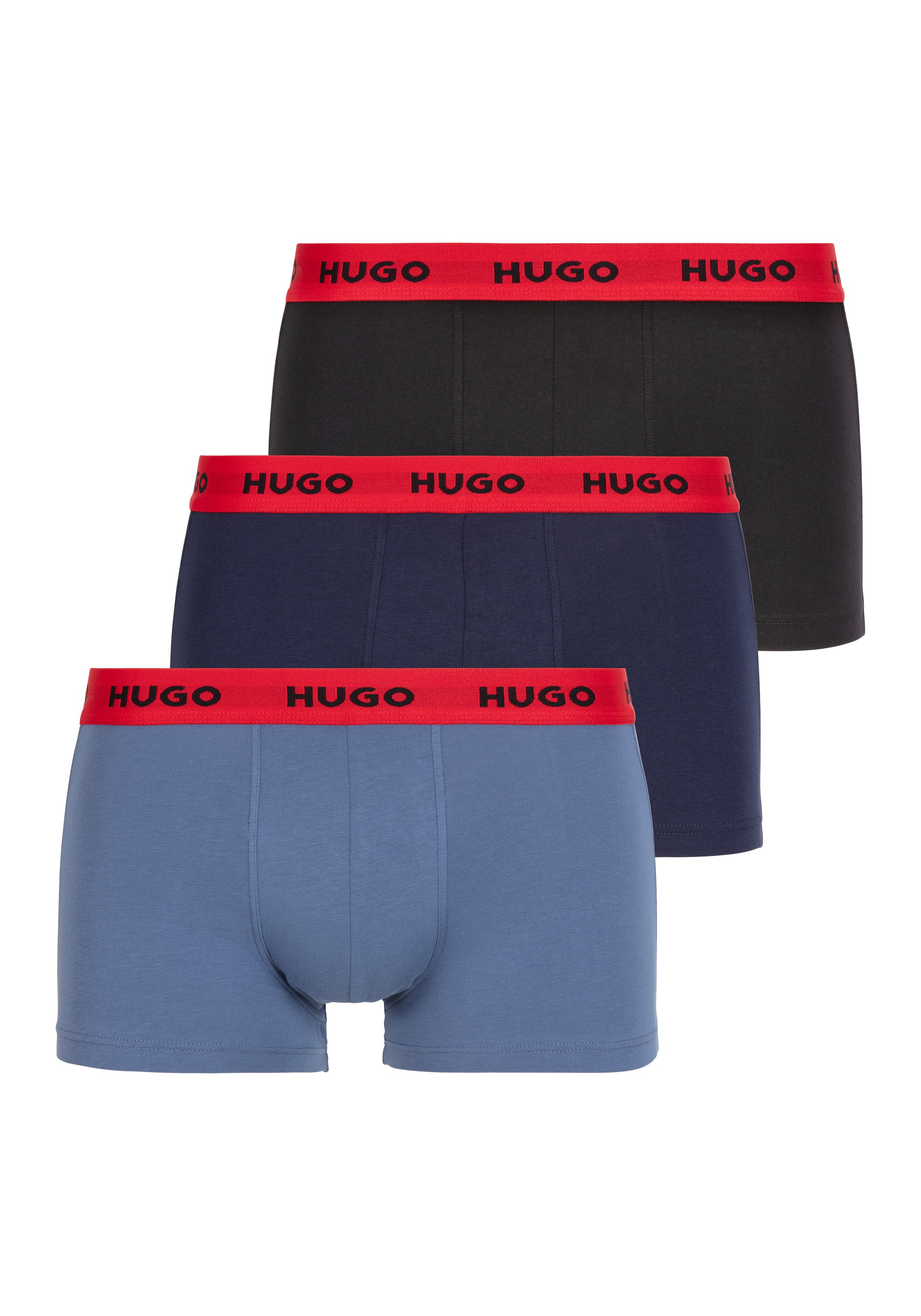 HUGO UNDERWEAR Trunk »TRUNK TRIPLET PACK« Packung, 3 Stk. tlg., mit Logoschriftzug auf dem Bund Open Miscellaneous 970 XL XL 3er Pack Trunk von...