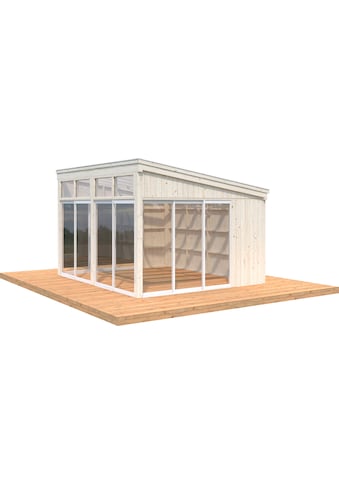 Palmako Holzpavillon »Nova«, mit Doppelstegplatten, BxT: 432x376 cm, transparent kaufen