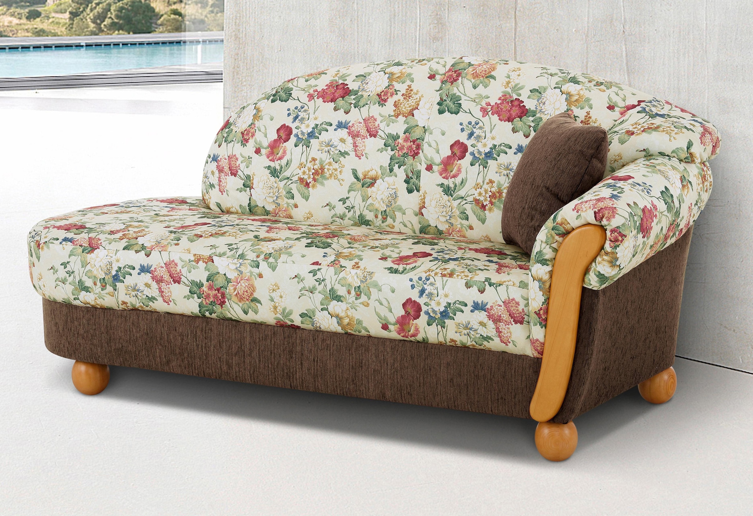 Home affaire Ottomane »Milano, bequemes solitär Sofa im Landhaus-Stil, B/T/ günstig online kaufen