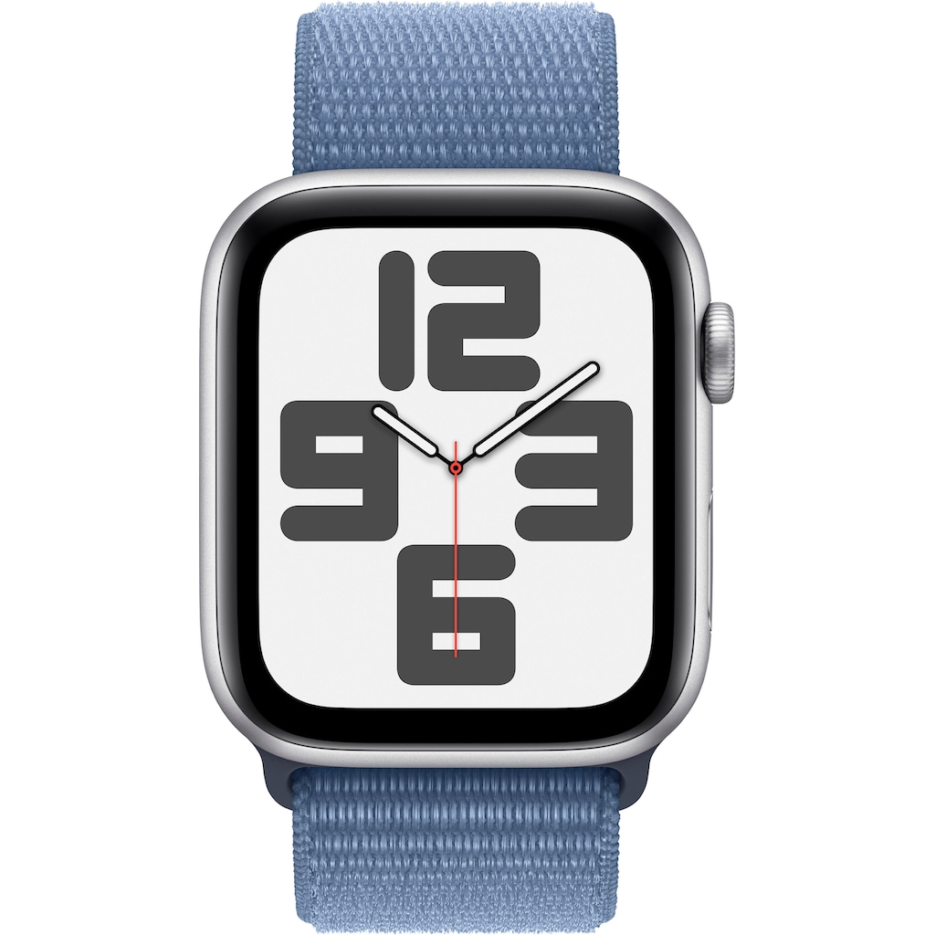 Apple Smartwatch »Watch SE GPS Aluminium 44 mm + Cellular One-Size«, (Watch OS 10 Sport Loop)