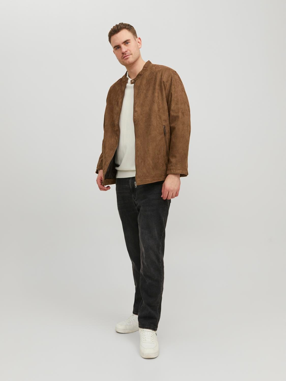 Jack & Jones PlusSize Bikerjacke »JJEROCKY CLEAN JACKET NOOS PLS«