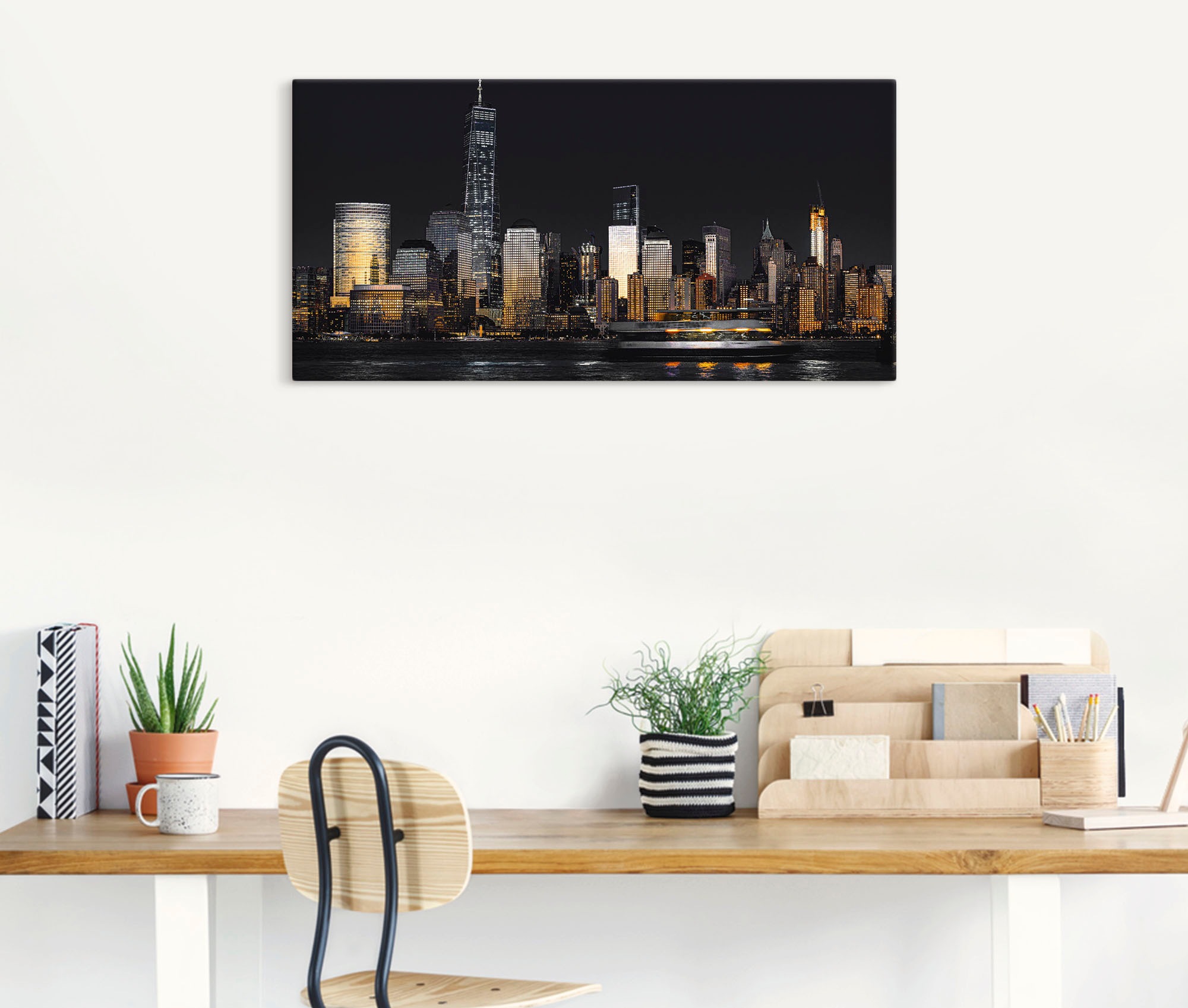 Artland Wandbild »New York Financial Distrikt« New York 1 Stk. tlg. als Alu günstig online kaufen