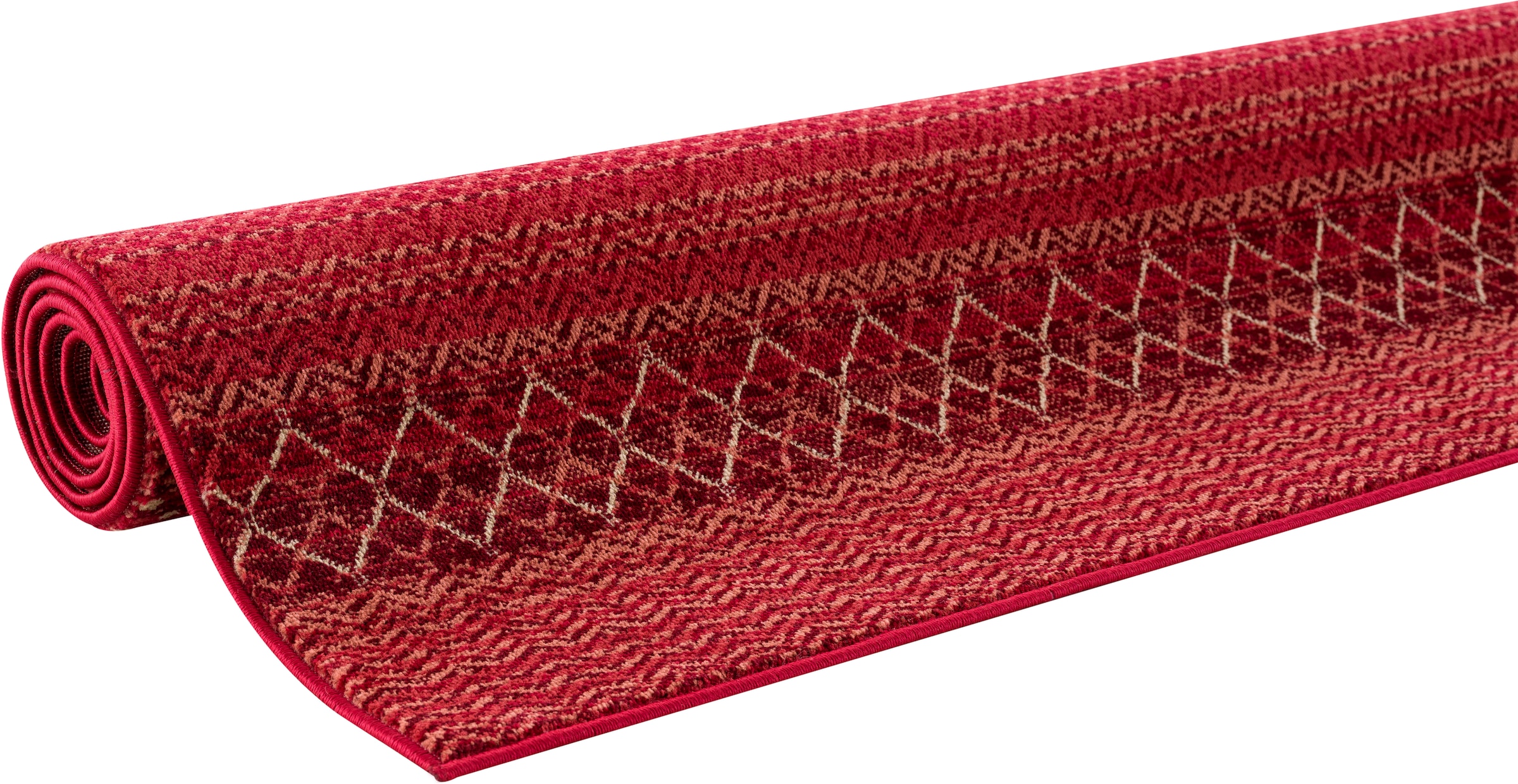 Teppich bestellen bequem Berber-Optik, rechteckig, »Wisconsin«, und Rauten-Design Boho-Look, Timbers schnell