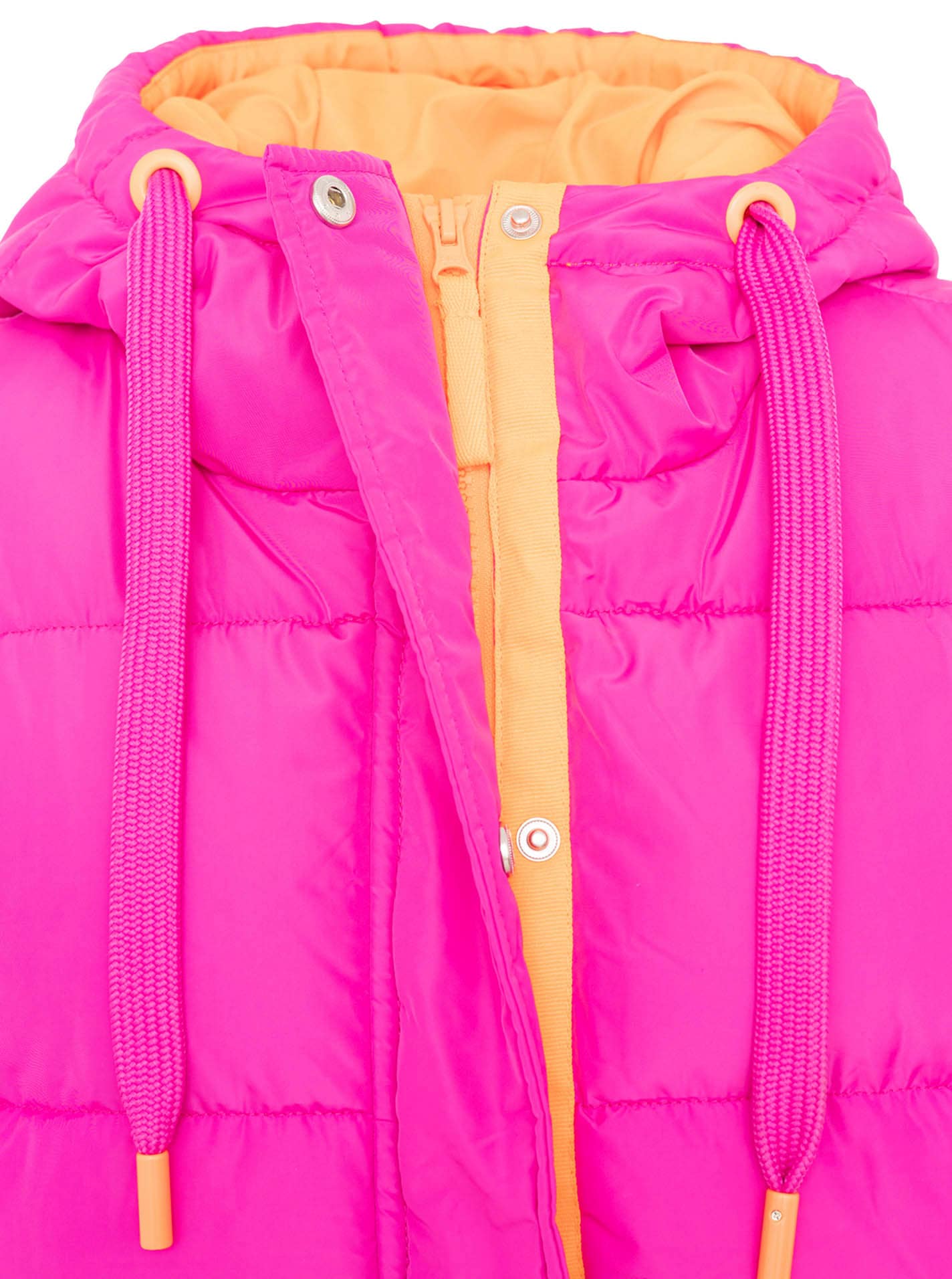 Zwillingsherz Steppweste »"Smile"« Smile-Steppung hinten, Zippern seitlich, Kapuze, Kordelzug