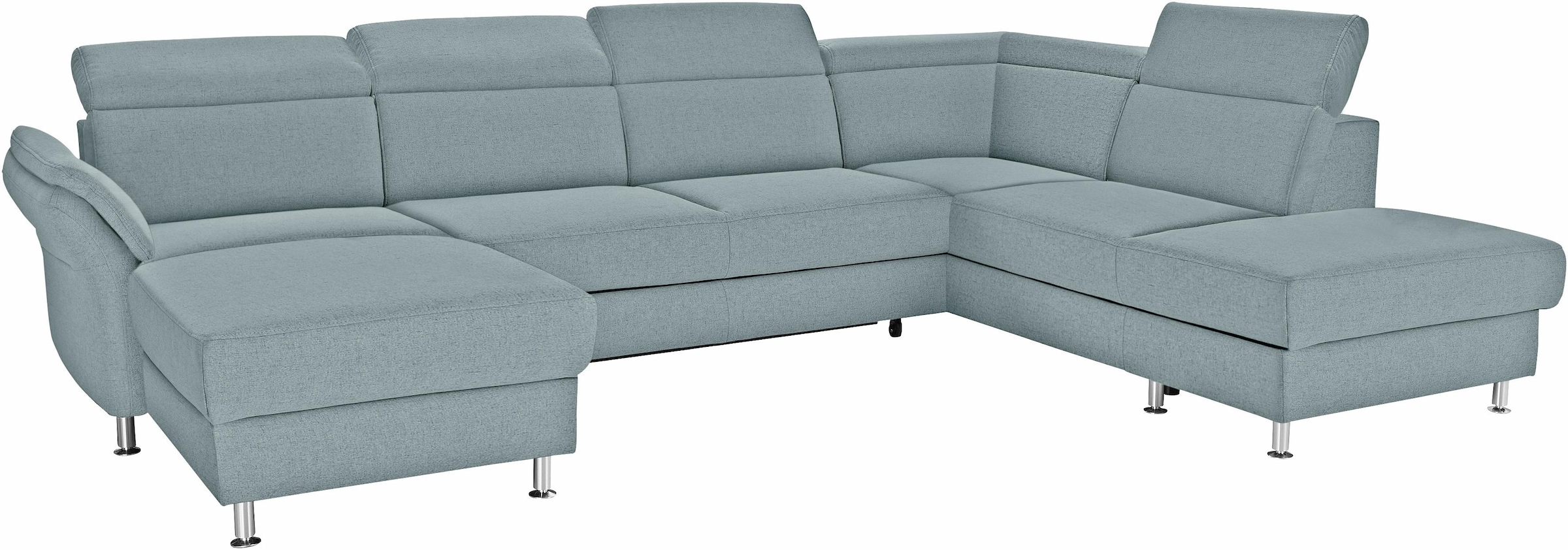 sit&more Wohnlandschaft »Avignon U-Form« wahlweise mit Bettfunktion und Stauraum, inklusive Kopfteilverstellung